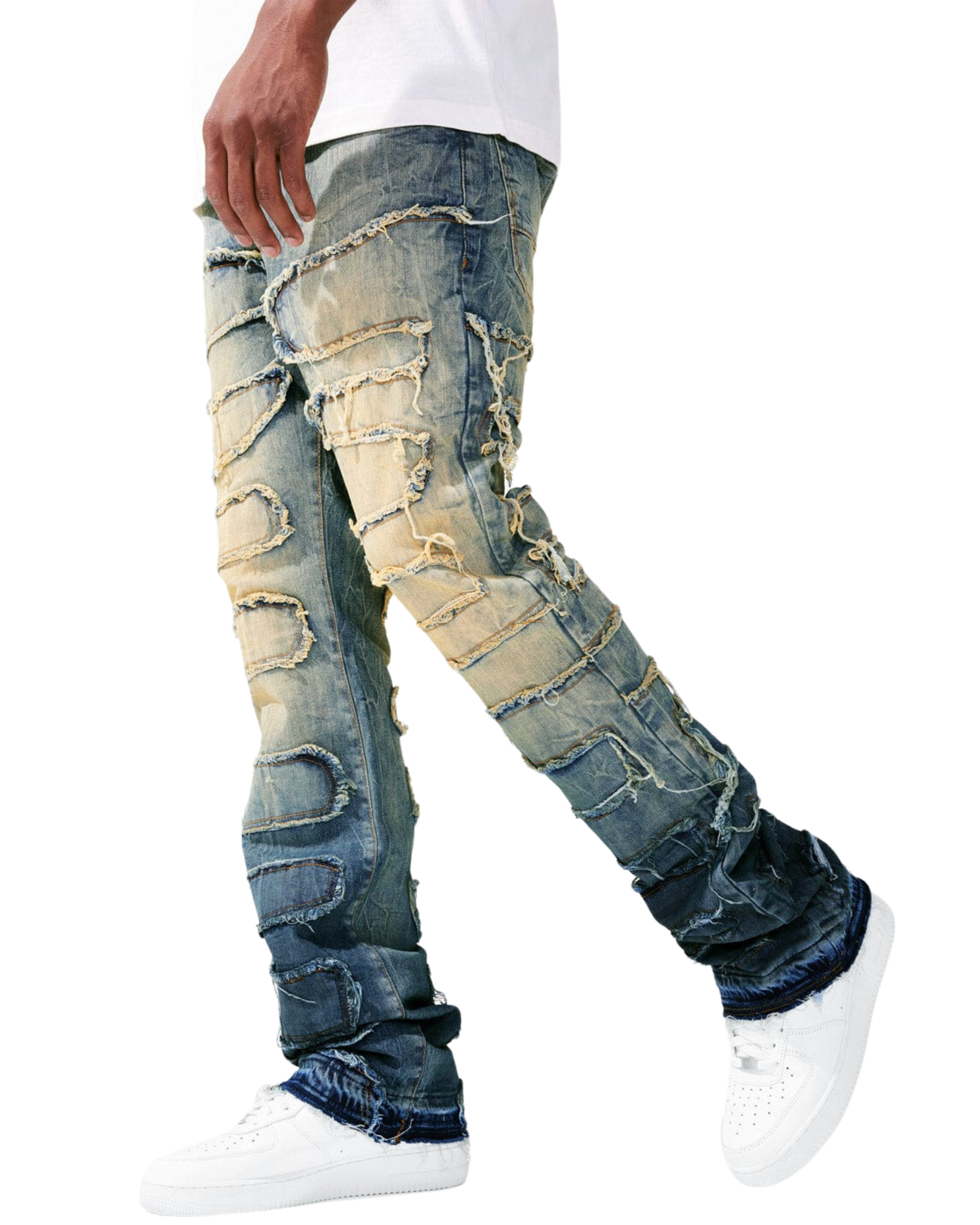 Python Stacked Jeans JTF1130