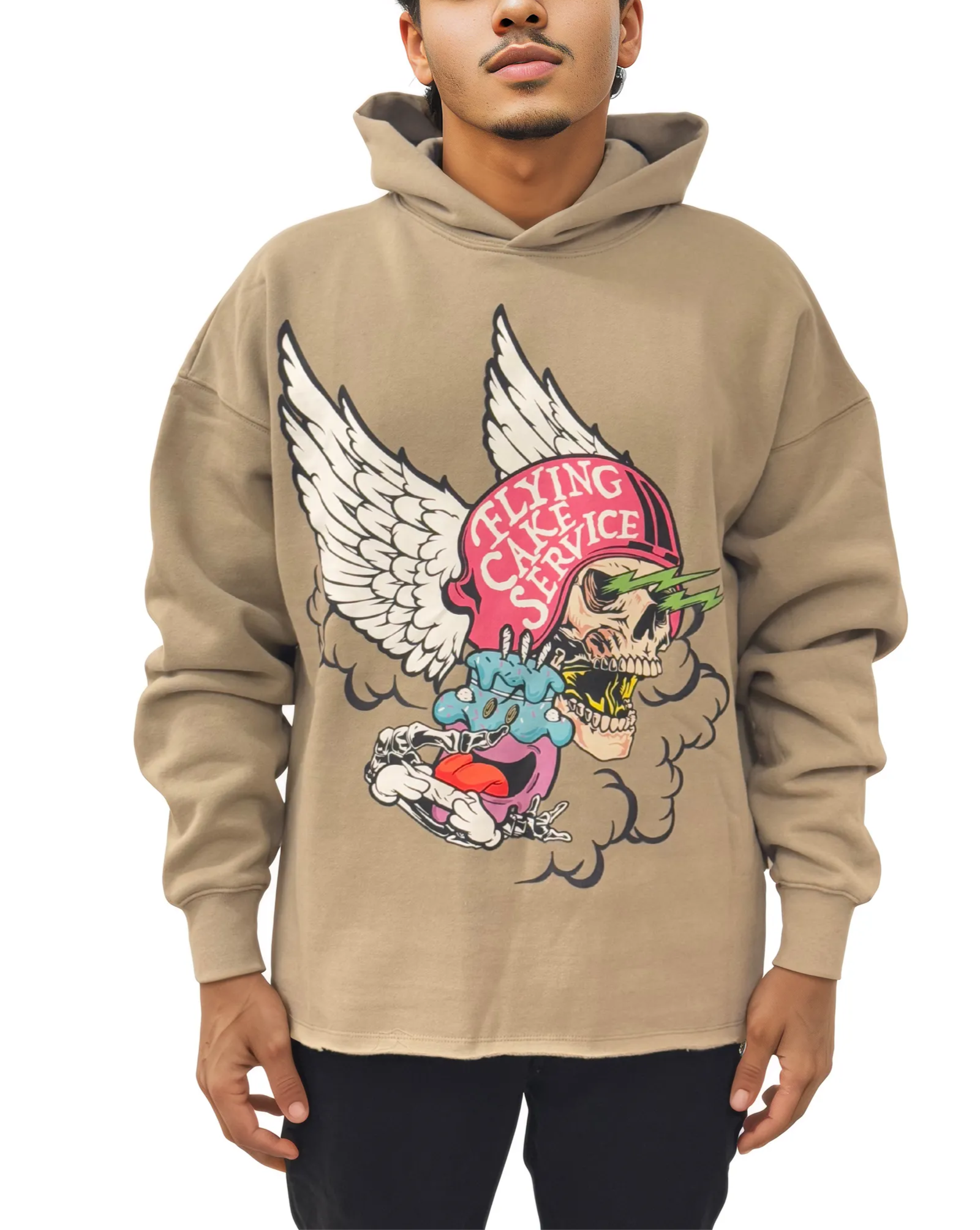 Flying skull Hoodie