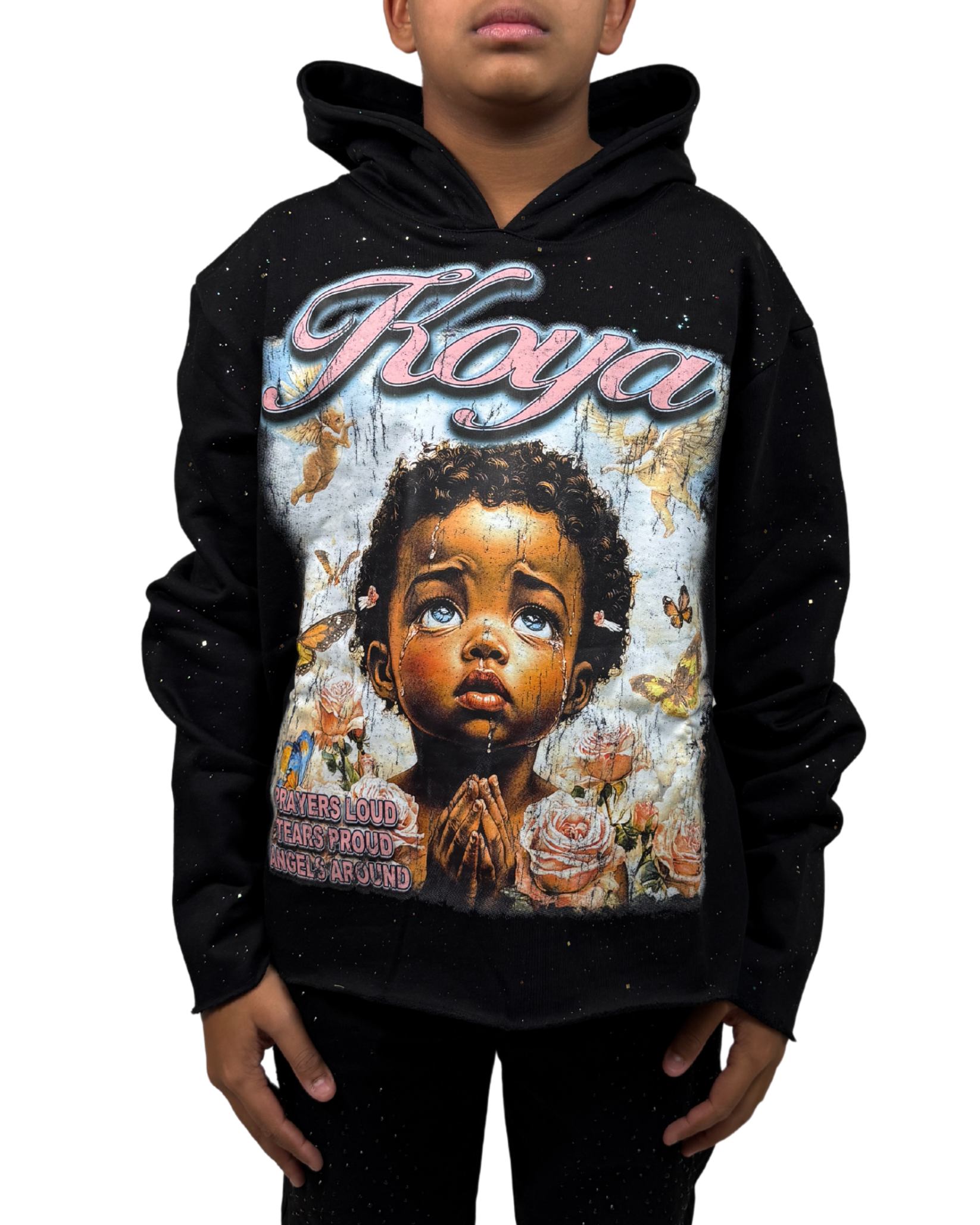 Kids Prayers Loud Hoodie KKH11