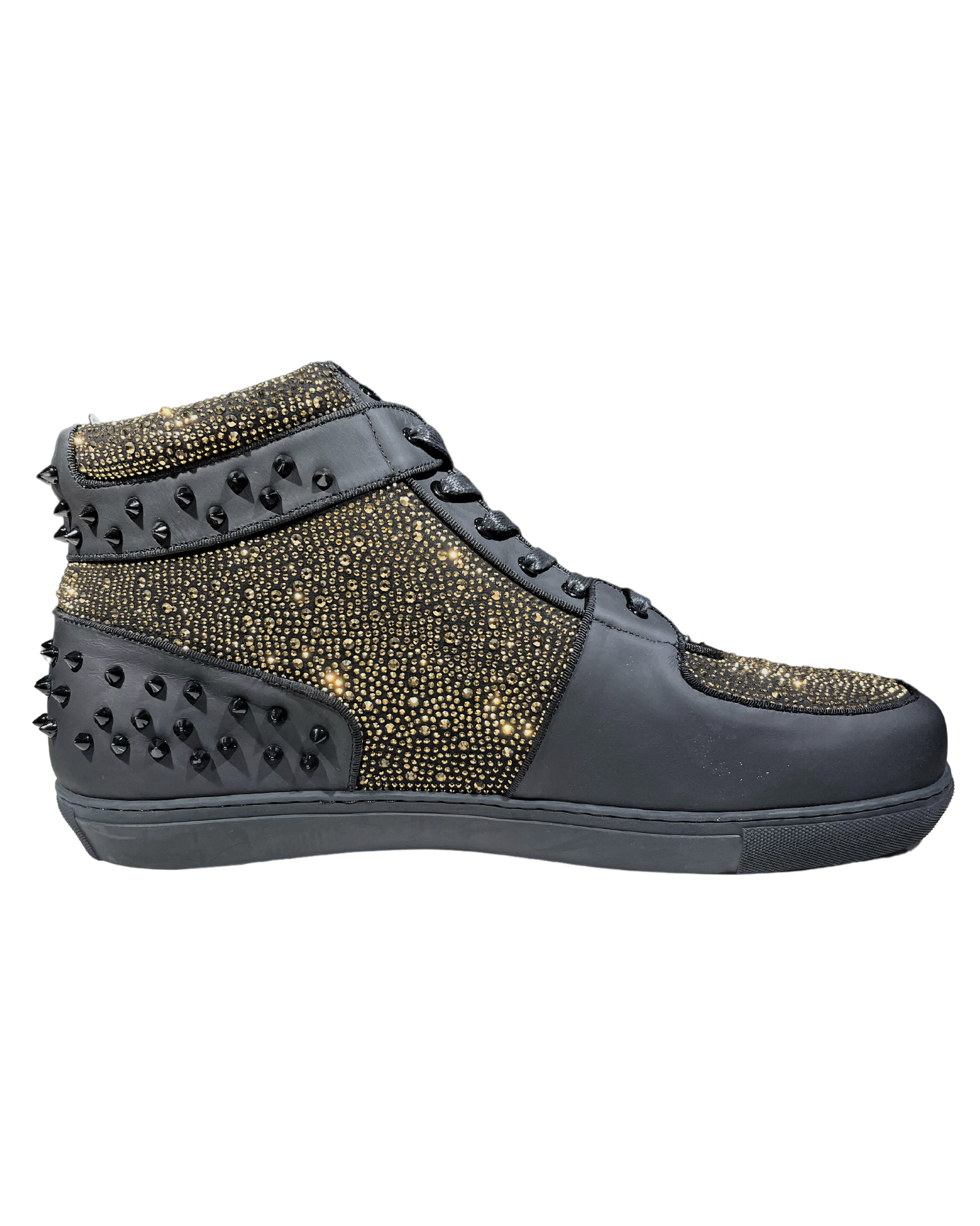 Rhinestone High Top Shoe