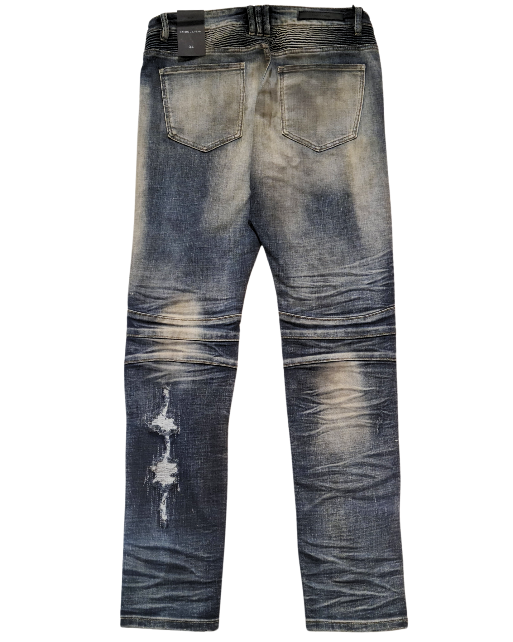 Biker Distressed Jeans