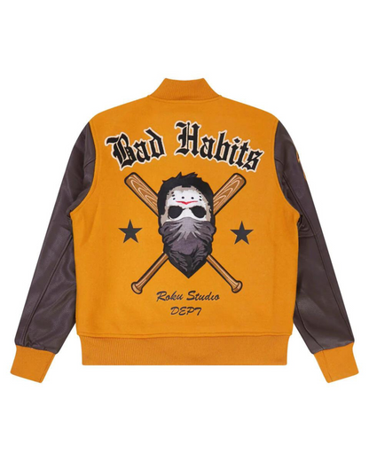 Bad Habits Varsity Jacket