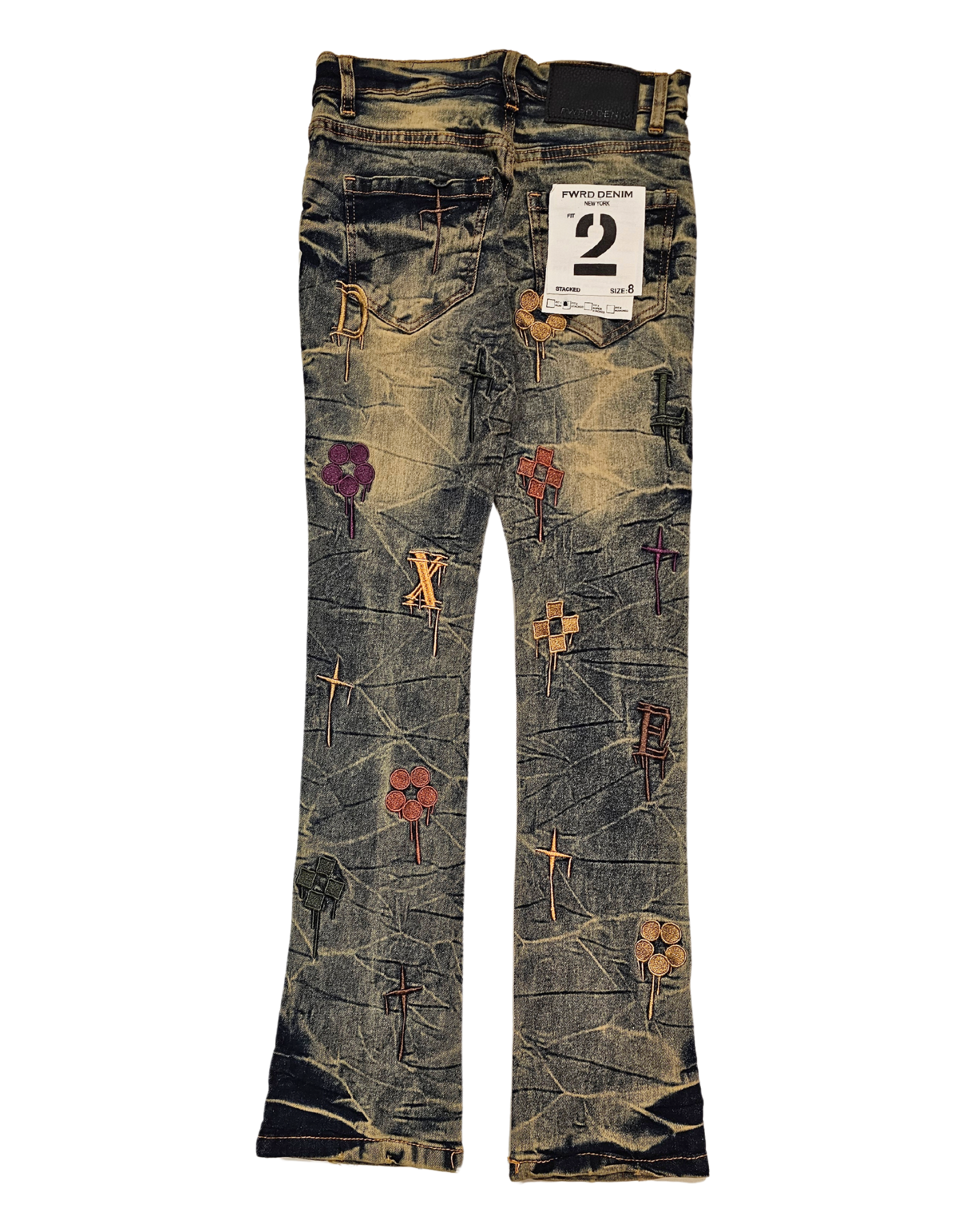 Kids Drippy Logo Denim Jean