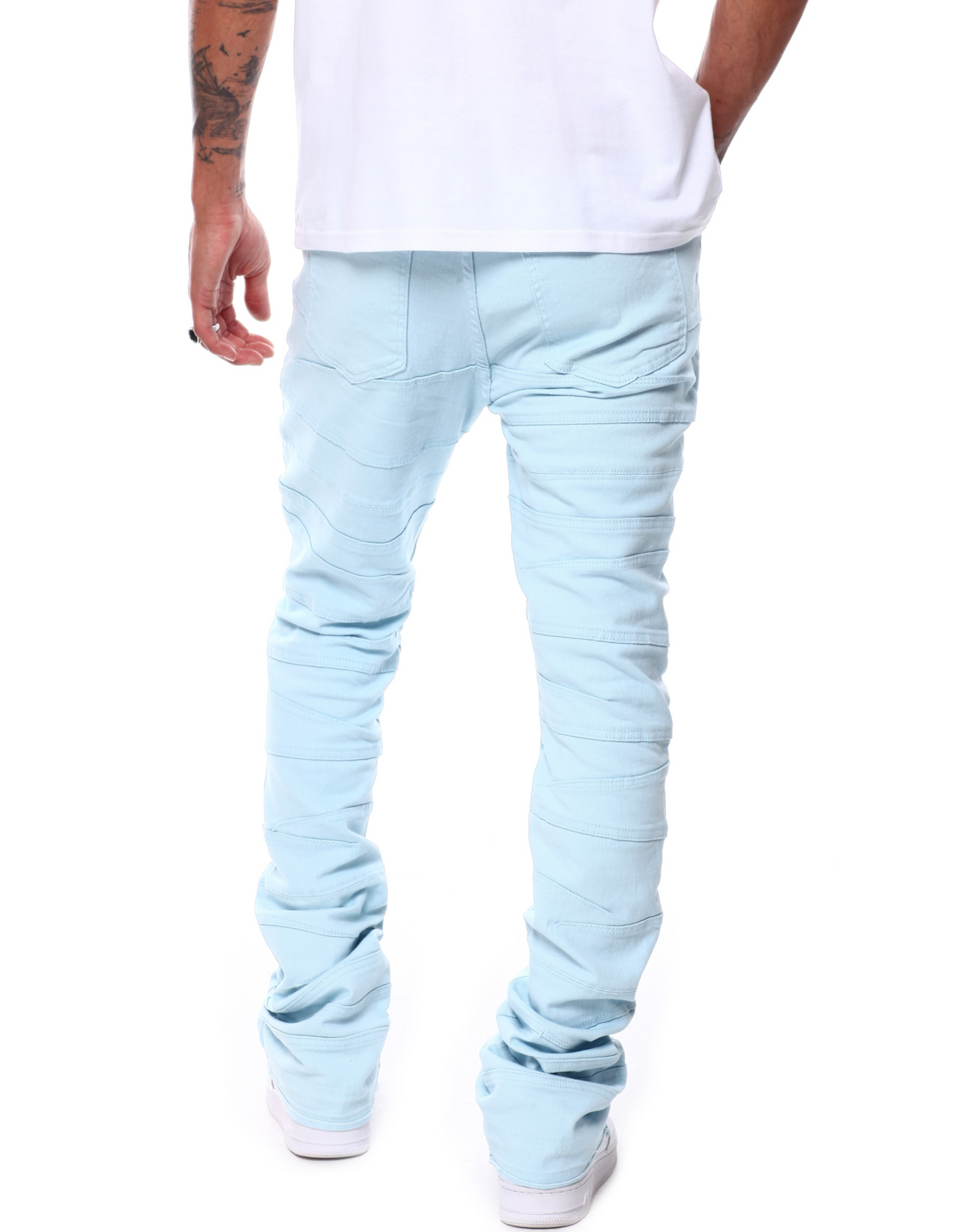Darted Stacked Jeans 5729