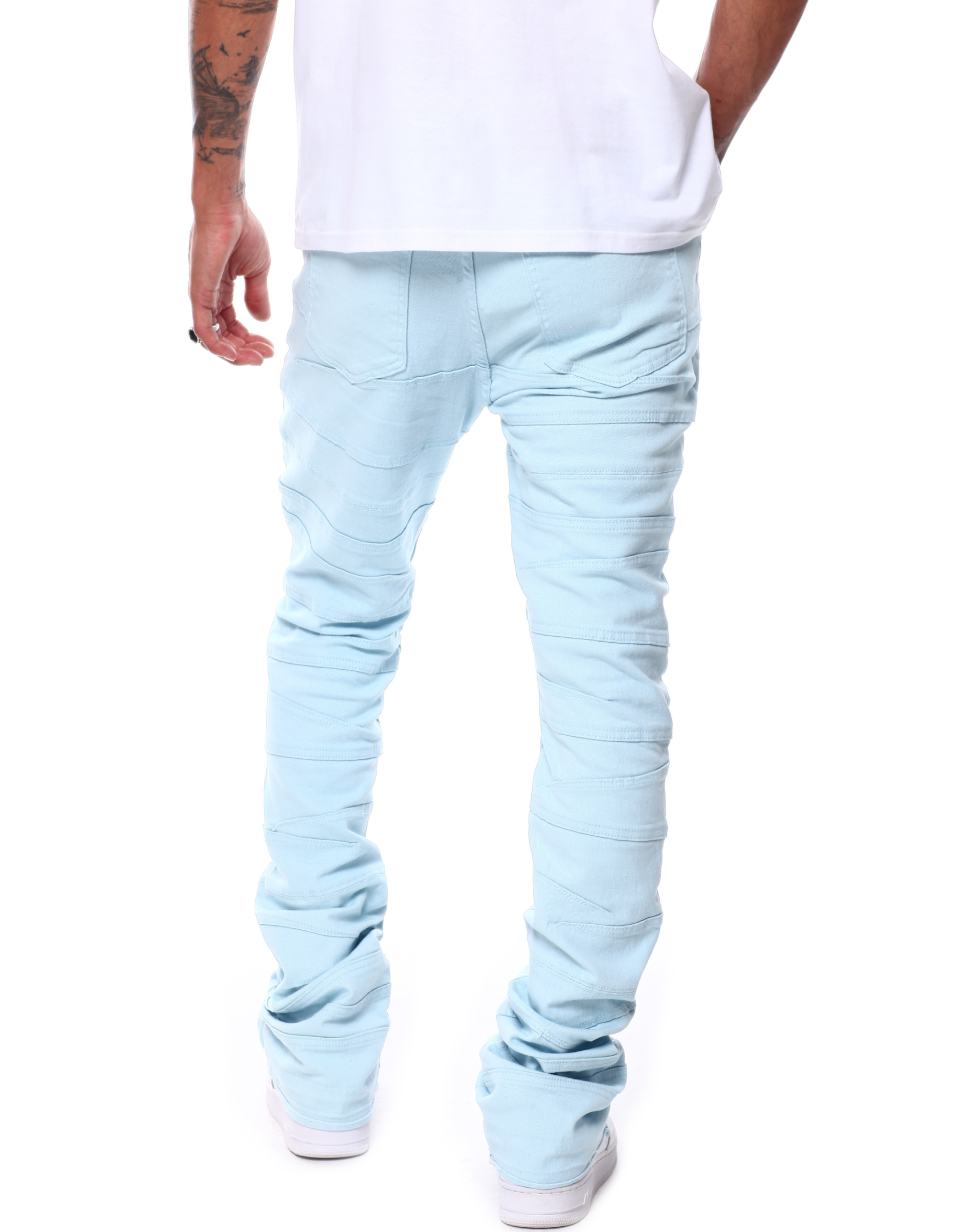 Darted Stacked Jeans 5729