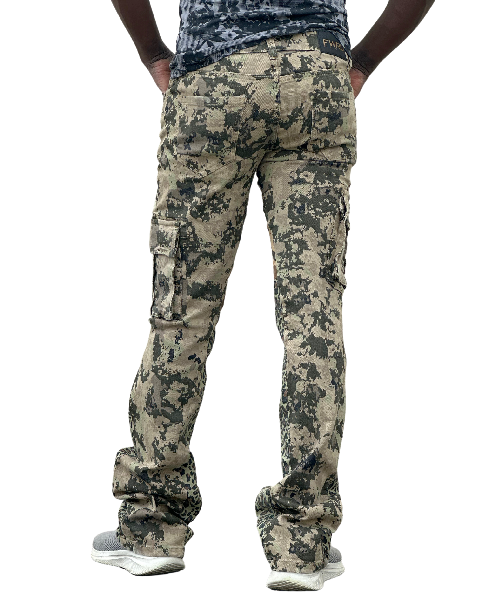 Camo Stacked Jeans 33951A