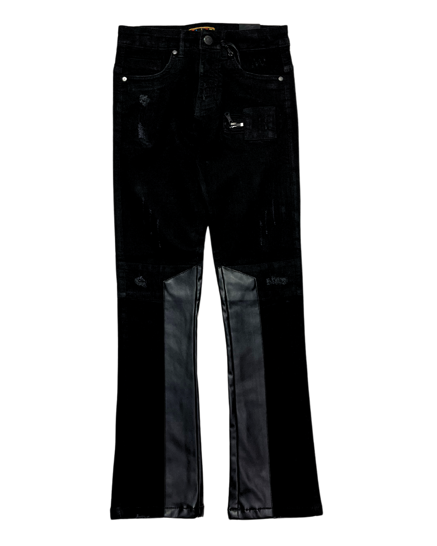 Kids Leather Flare Jeans 677 – RAZA