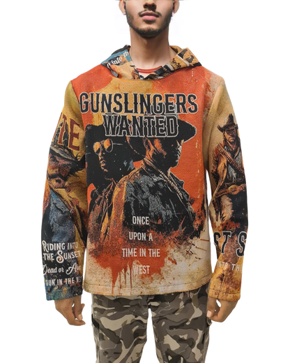 Gunslinger Tapestry Jacquard Hoodie