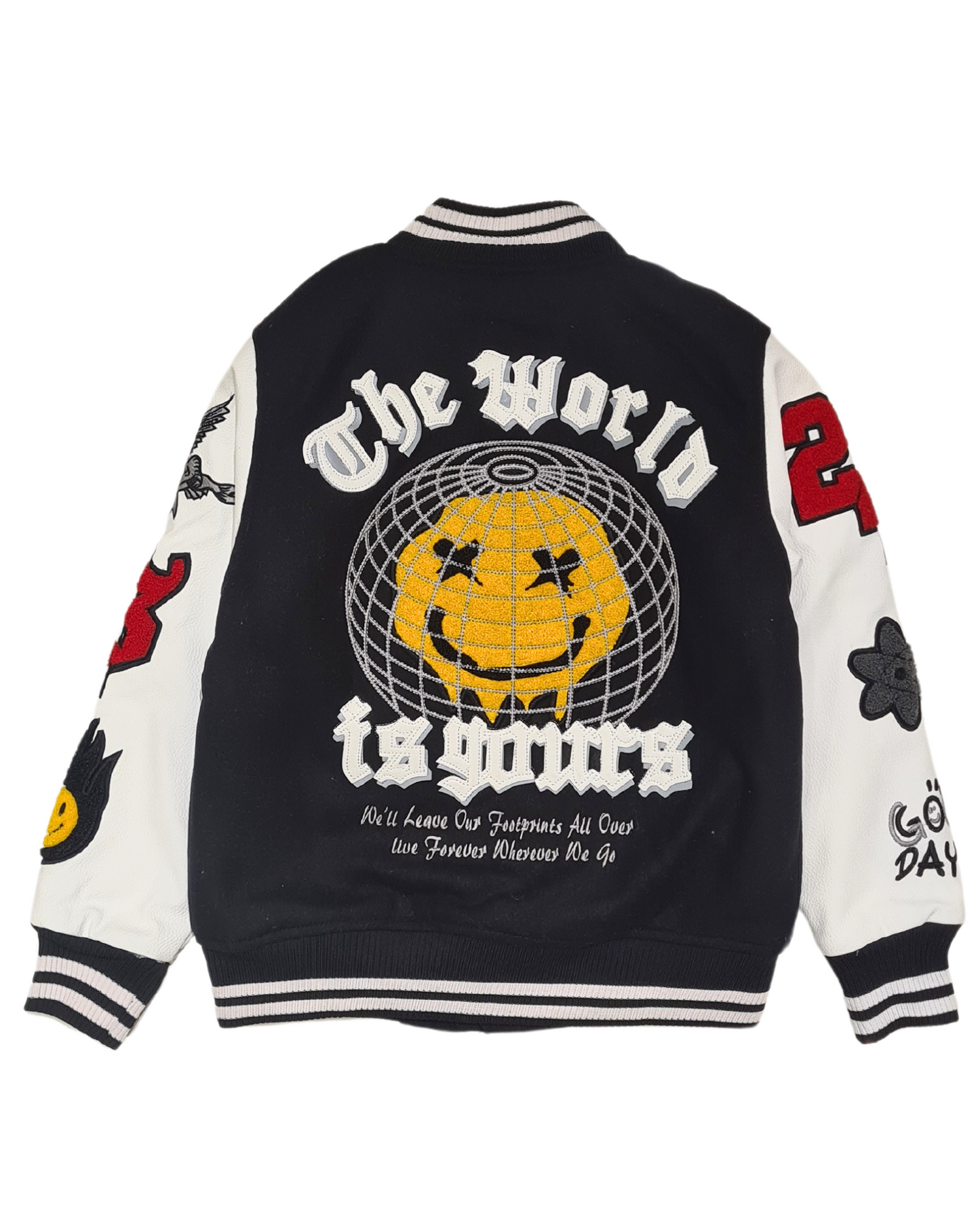 Kids The World Is Yours Varsity Jacket