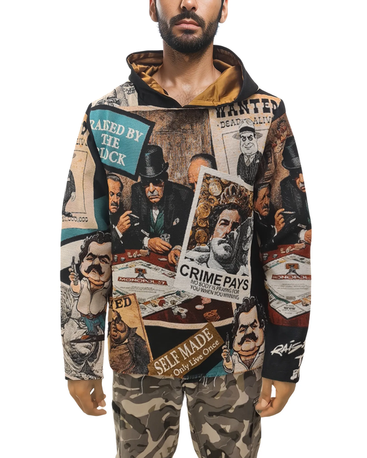 Crime Boss Tapestry Hoodie