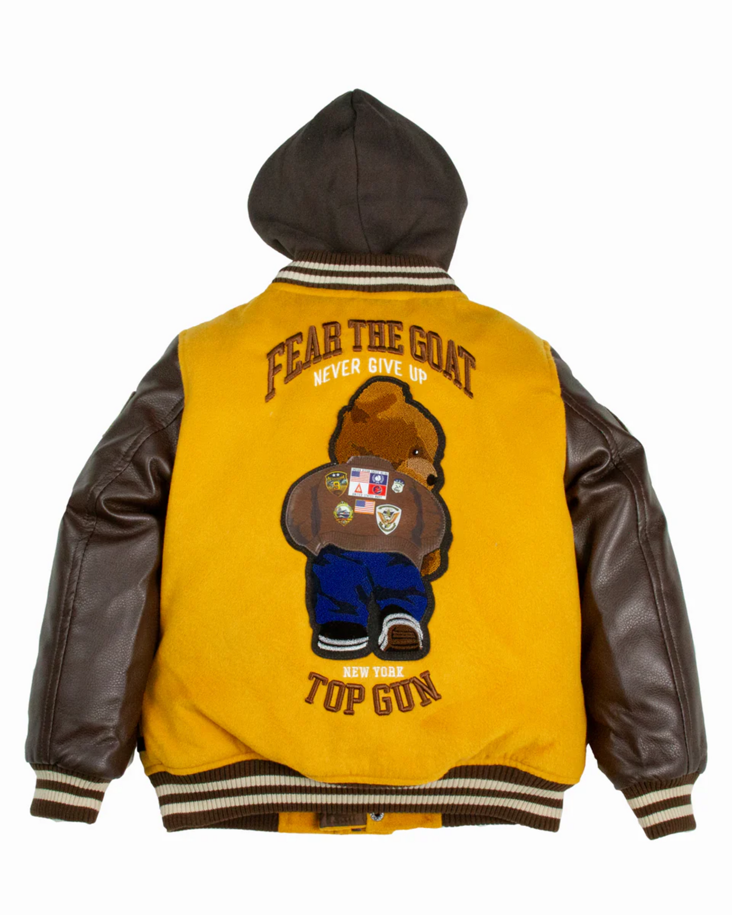 Kids Bear Goat Varsity Jacket