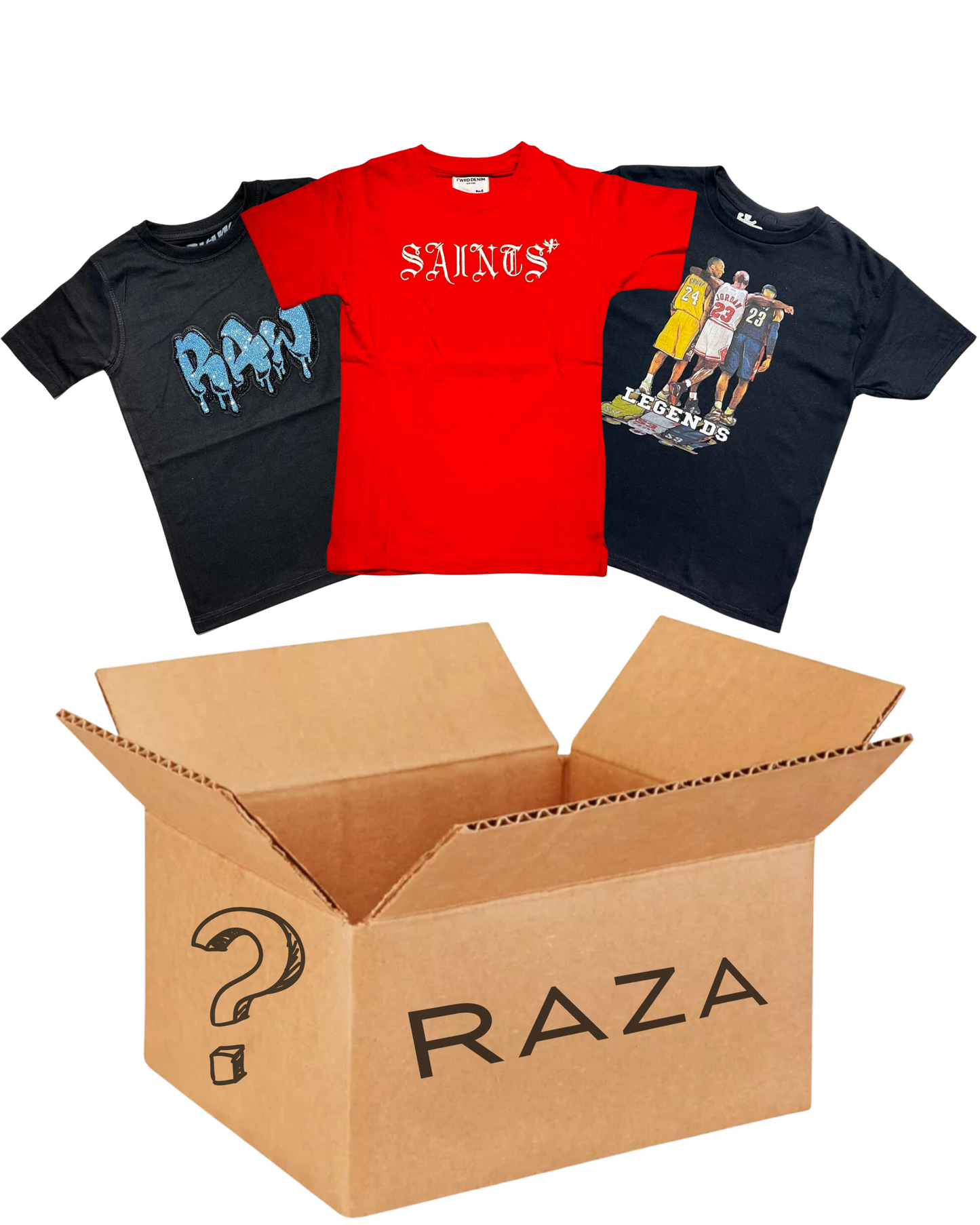 Mystery Box - 3 Random Kid's Shirts