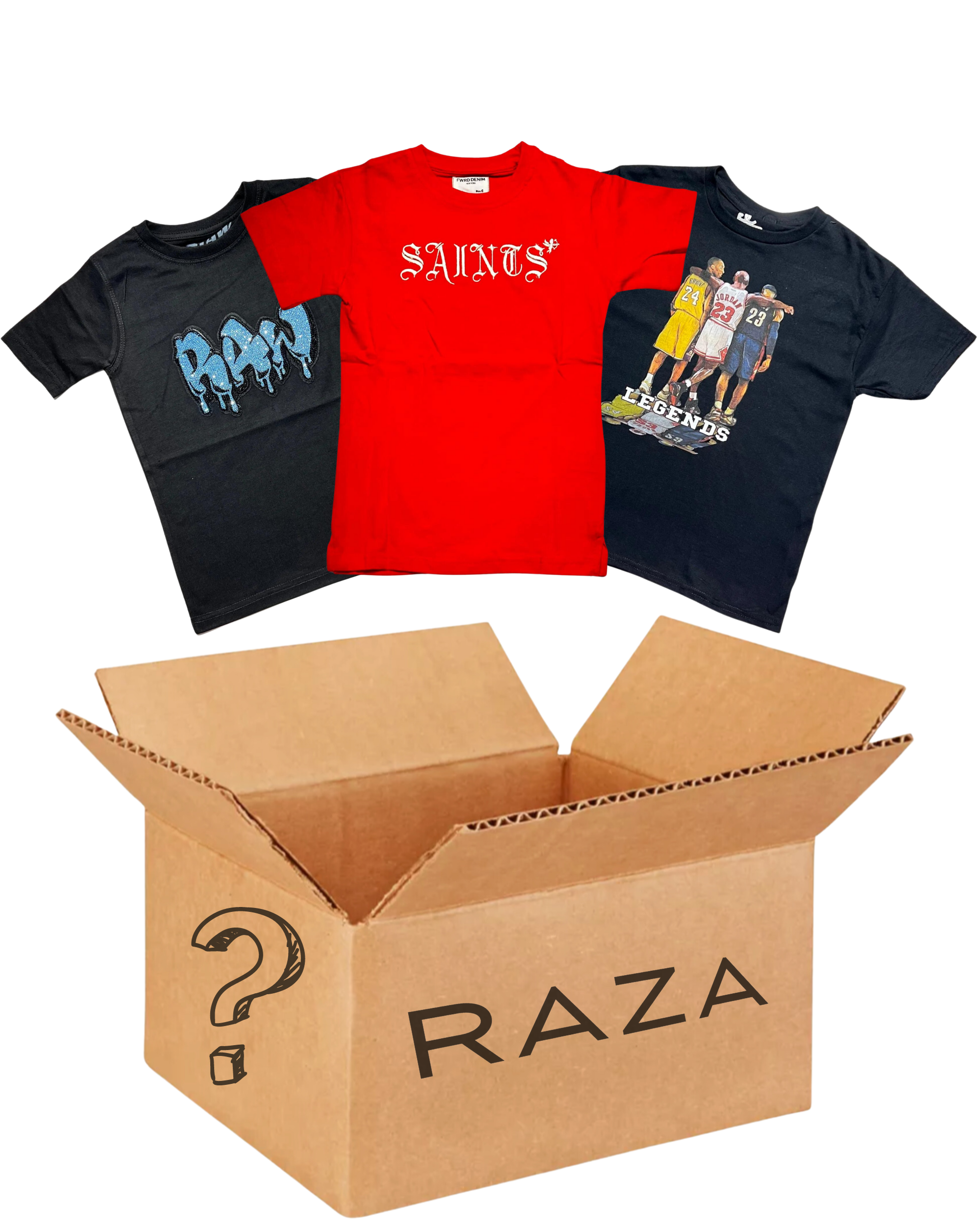 Mystery Box - 3 Random Kid's Shirts