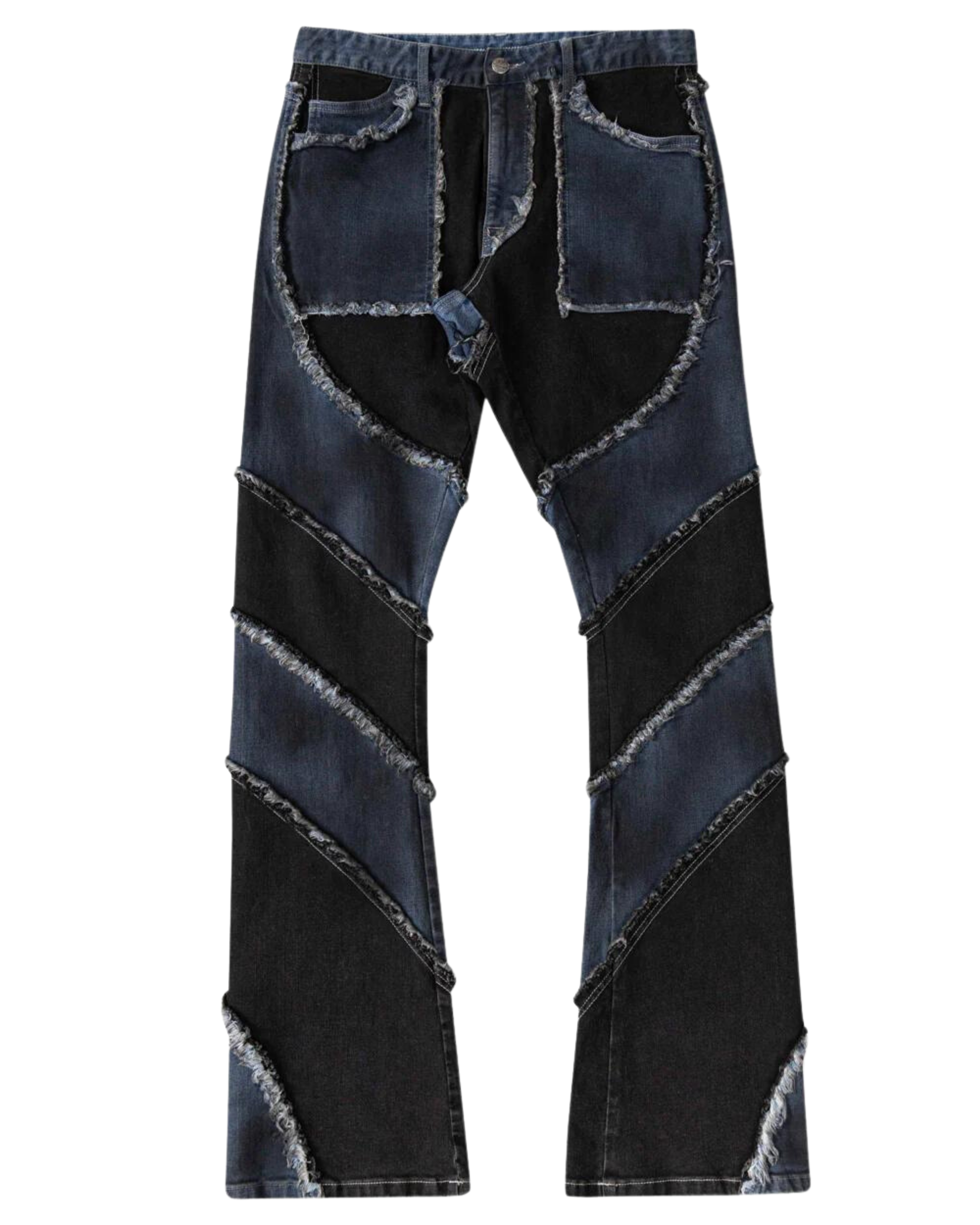 Cut & Sew Denim Pants