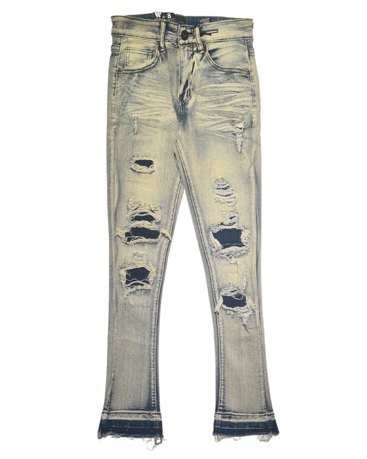 Kids Stacked Jeans 5727