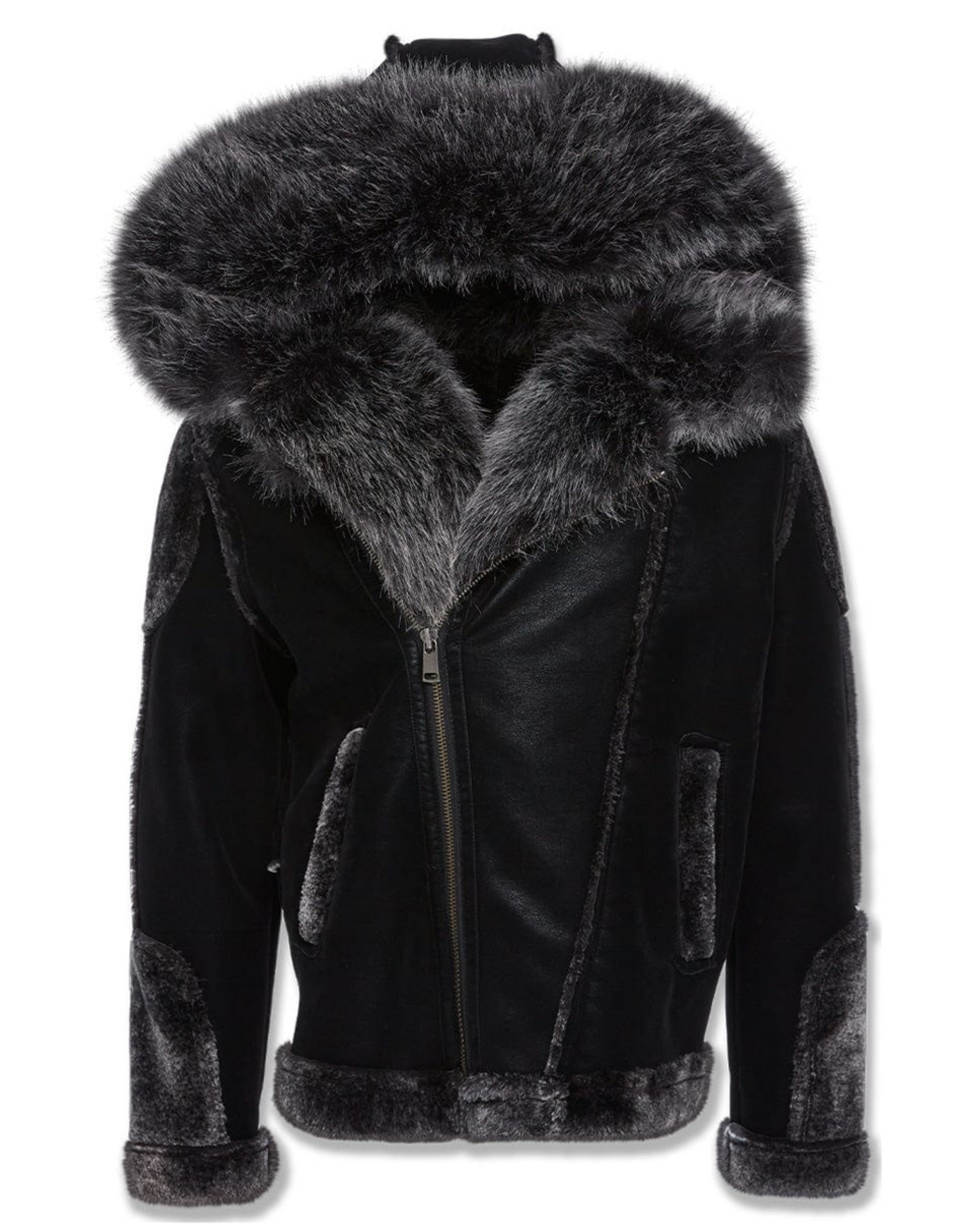 Kids El Jefe Shearling Moto Jacket