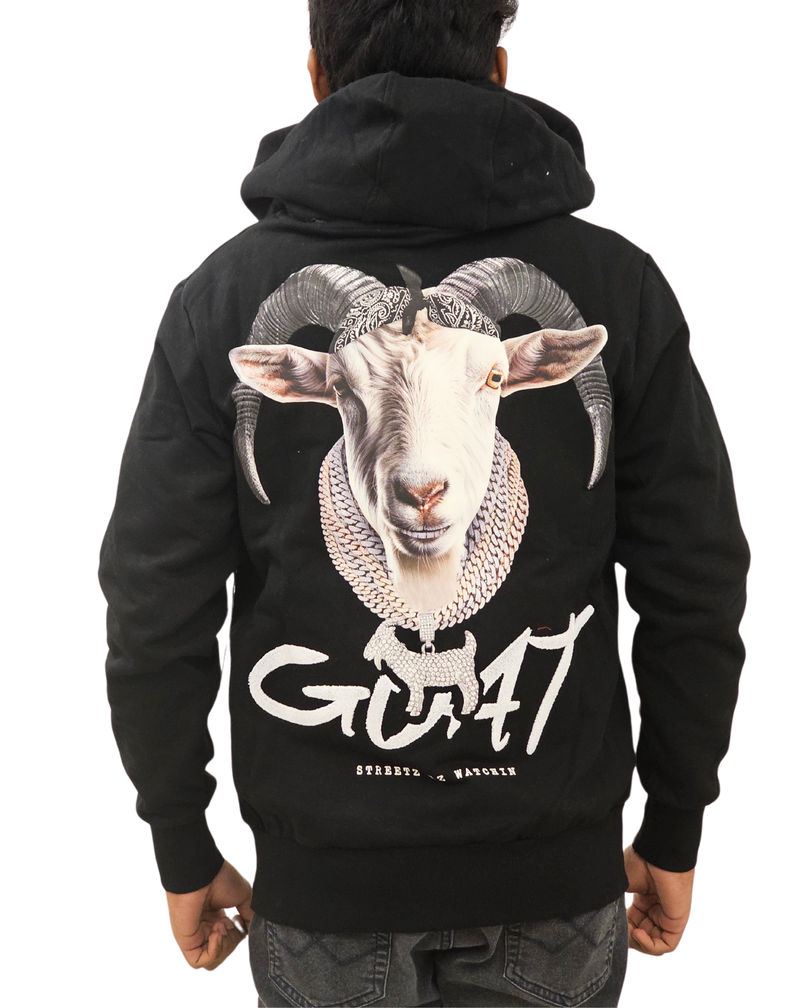 Goat Zipper Hoodie