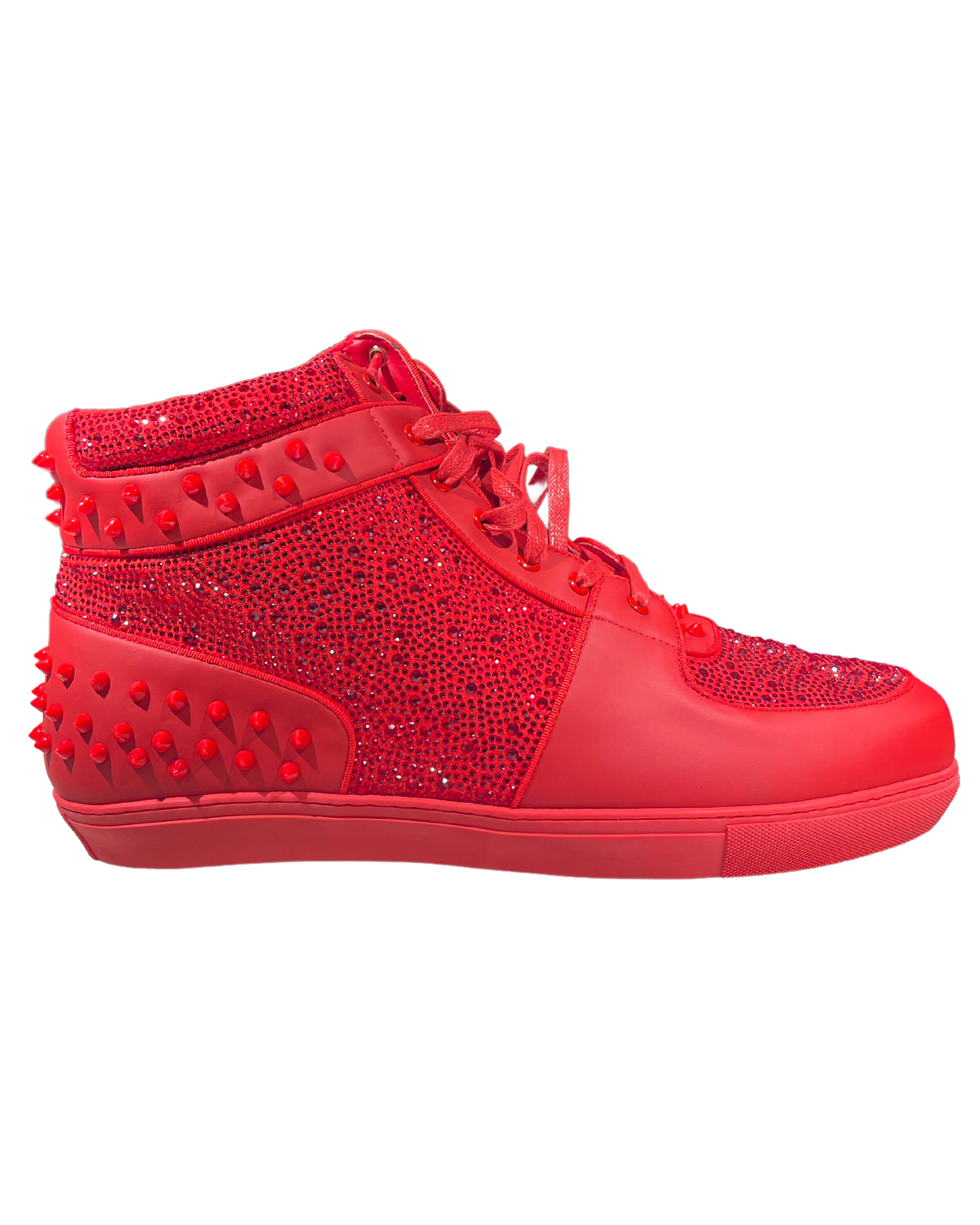 Rhinestone High Top Shoe