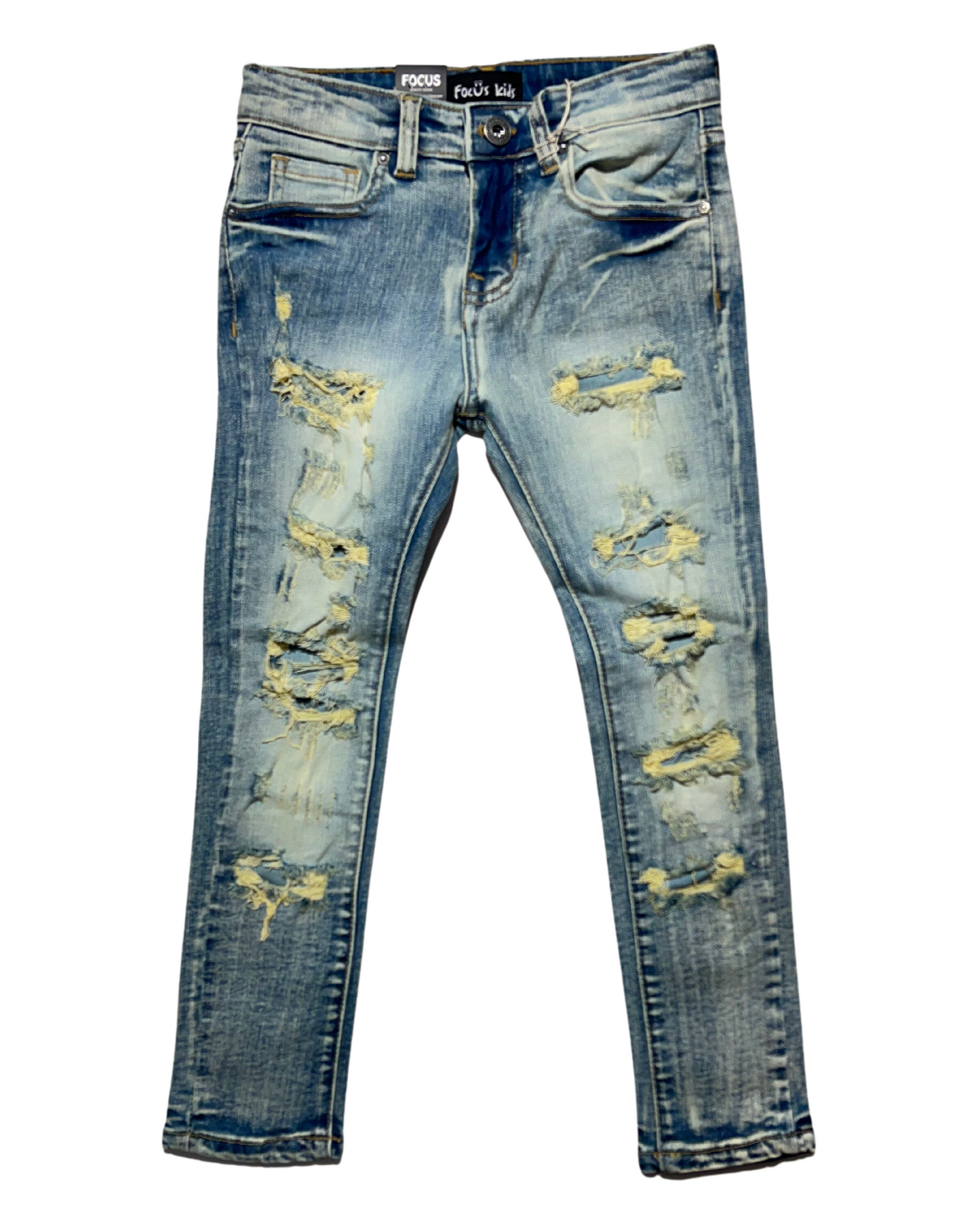 Kids Ripped Slim Fit Jeans 3340