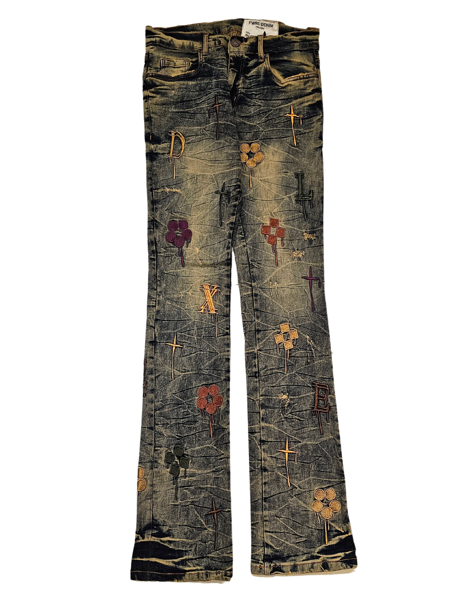 Drippy Logo Denim Jean