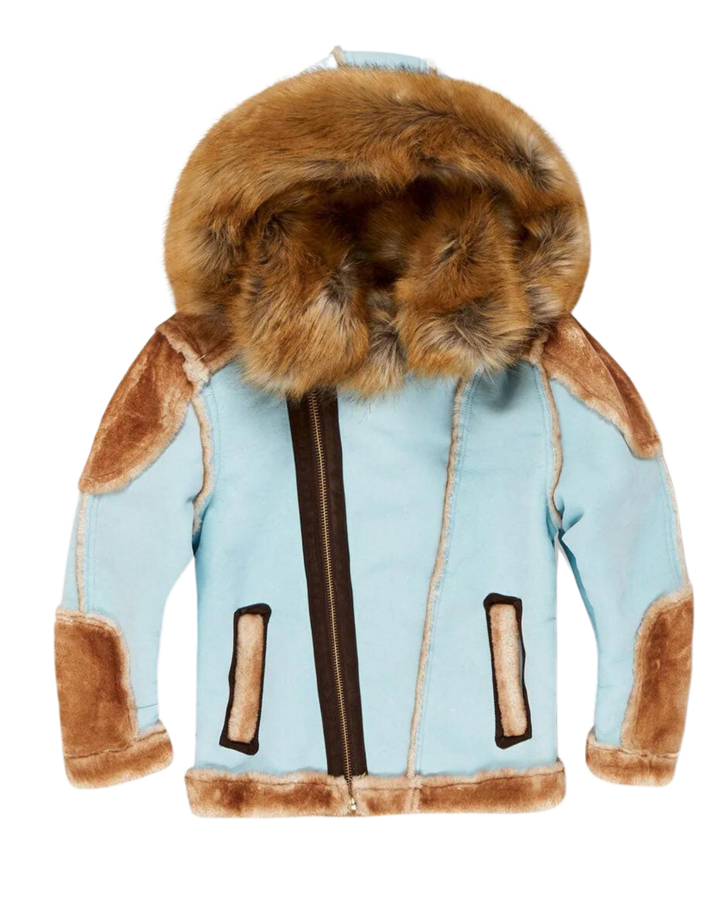 Kids El Jefe Shearling Moto Jacket