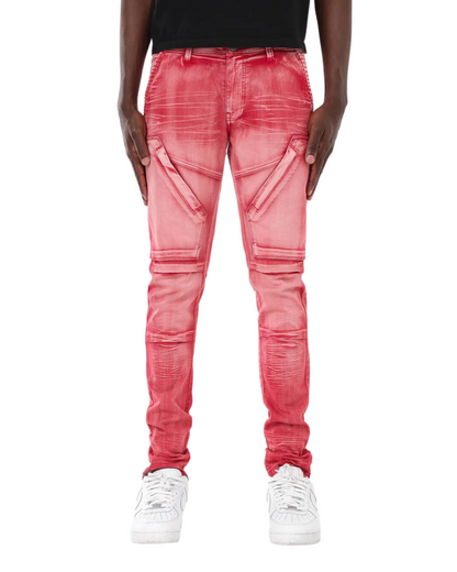 Washed Hidden Pocket Jeans 313039