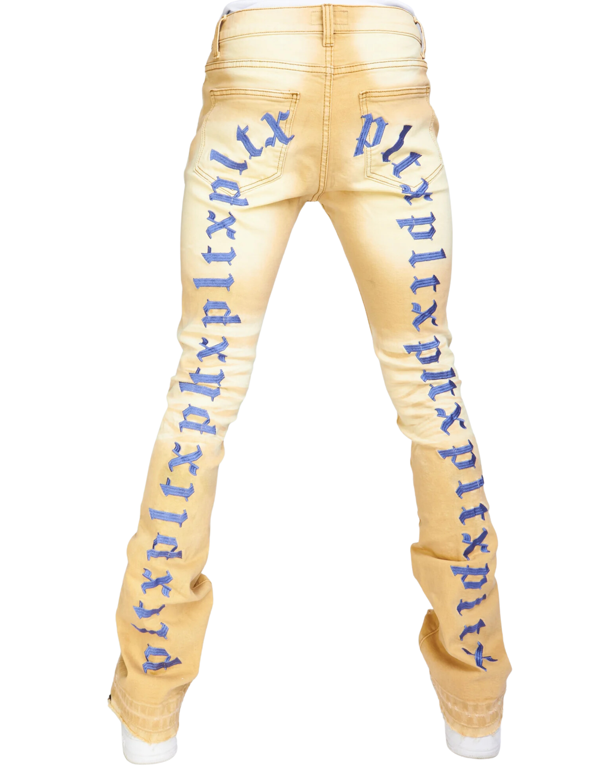 Mac 503 Embroidered Skinny Stacked Jeans