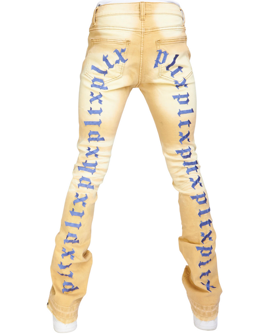 Mac 503 Embroidered Skinny Stacked Jeans