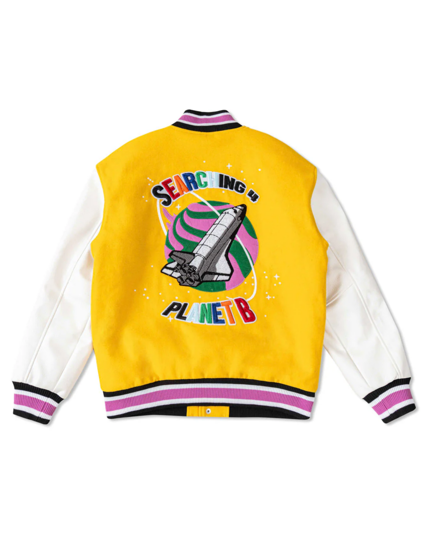 Kids Searching Planet B Varsity Jacket