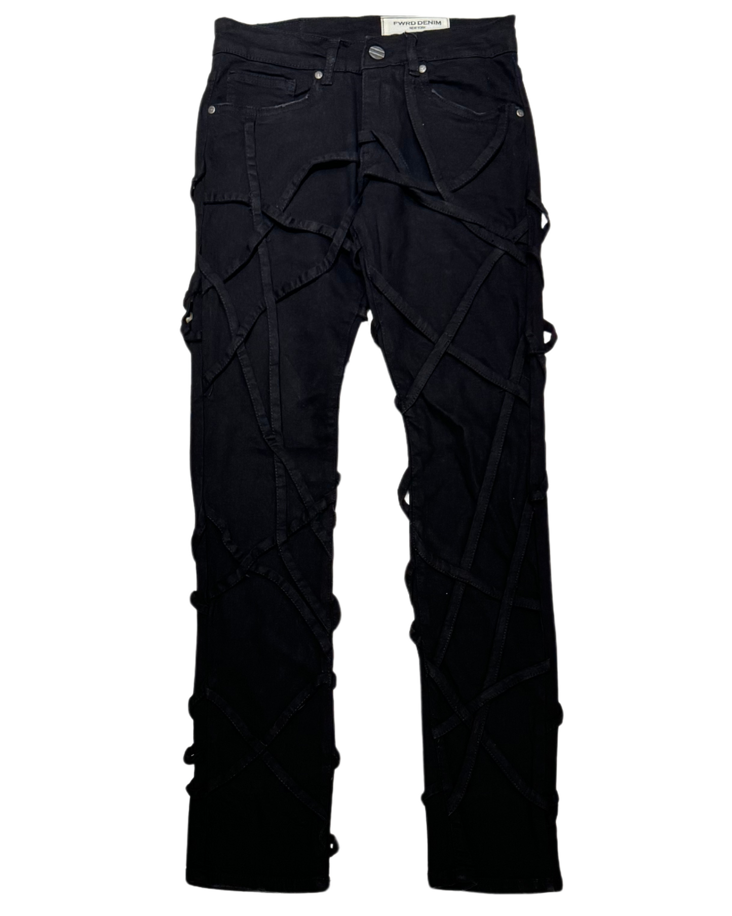 Rope Cross Slim Fit Jeans 330049