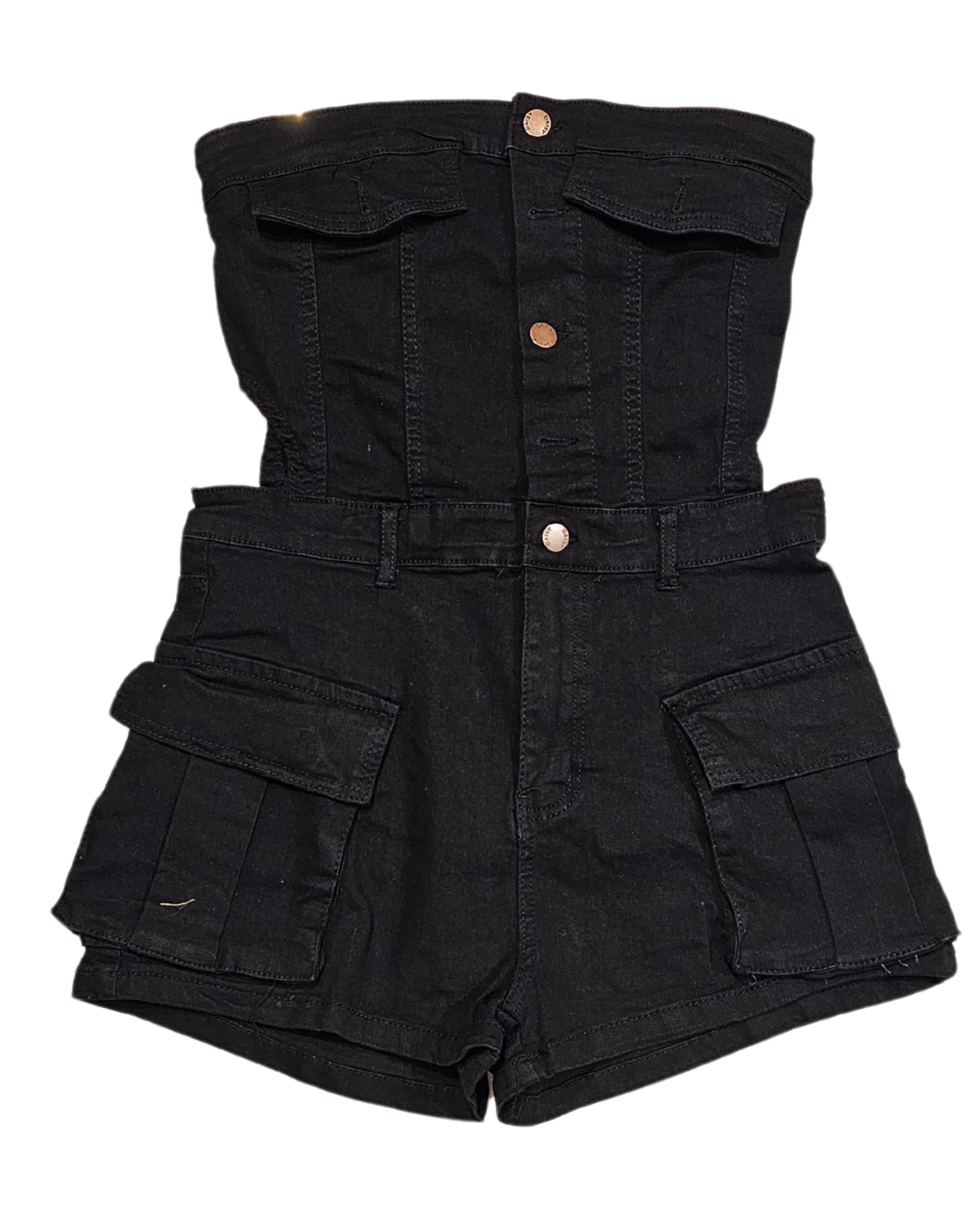 Twill Shot Denim Onepiece