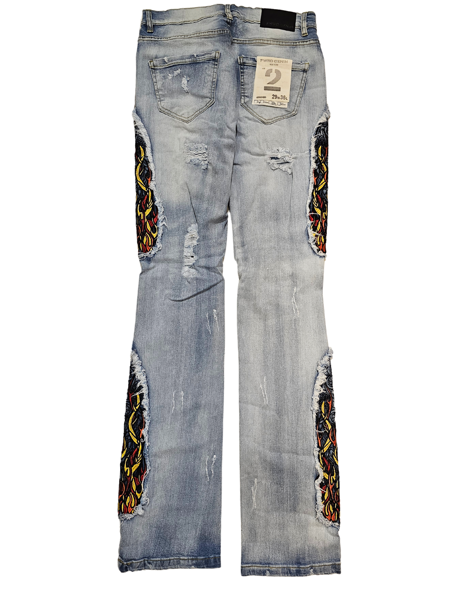 Flamin' Stained Glass Jean