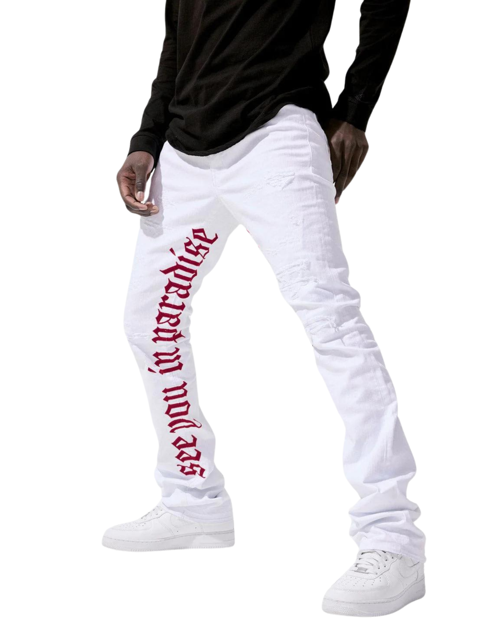 Martin See You In Paradise Stacked Jeans JTF1154