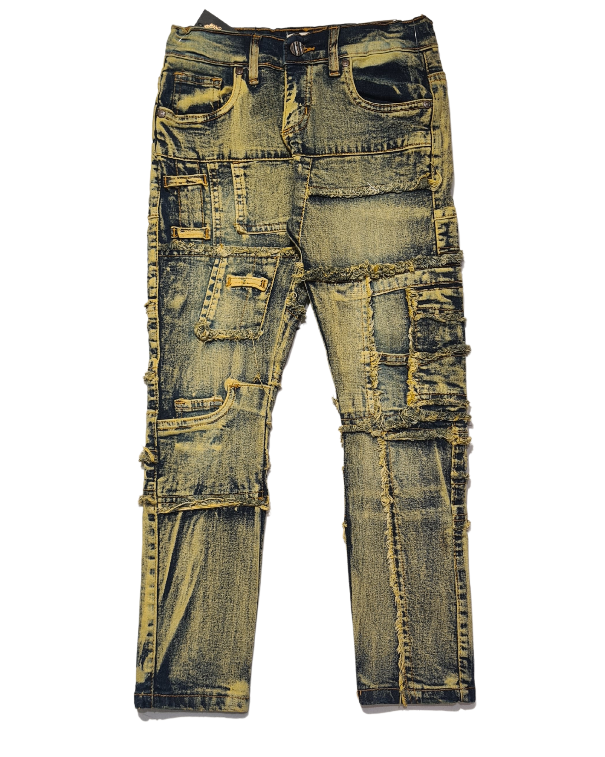 Kids Patches Slim Jeans 33922