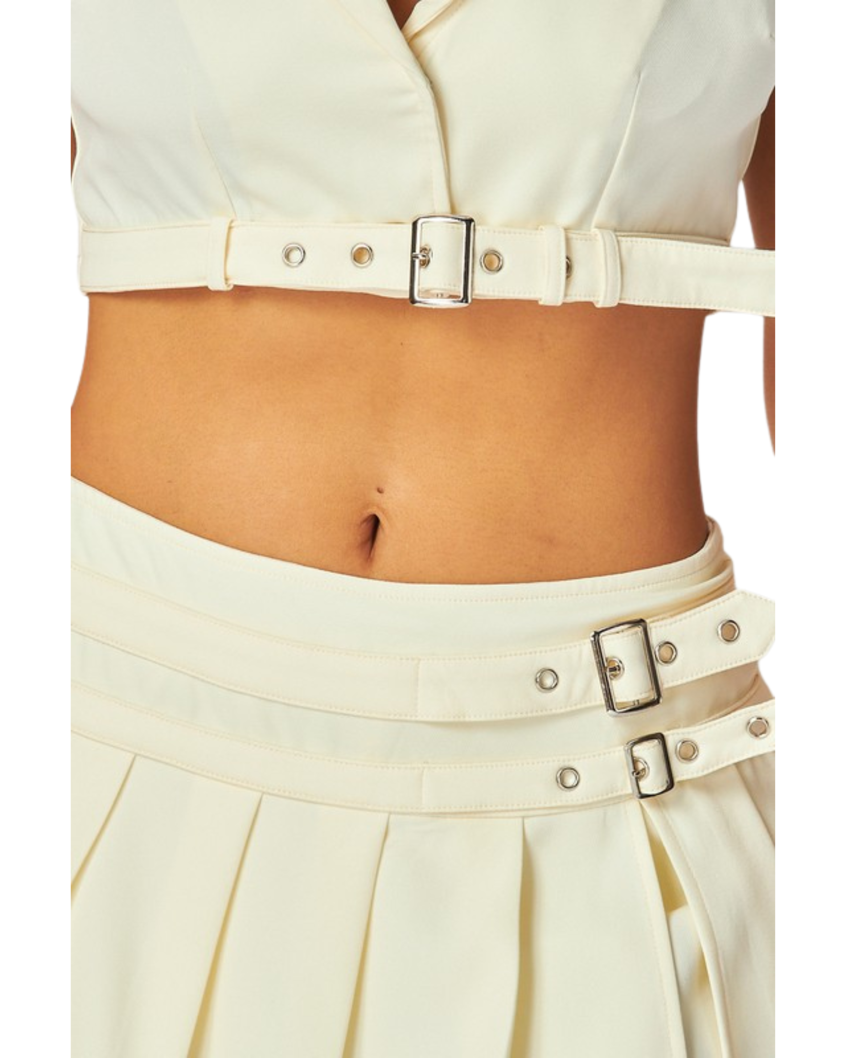 Vanisha Belted Skort Set