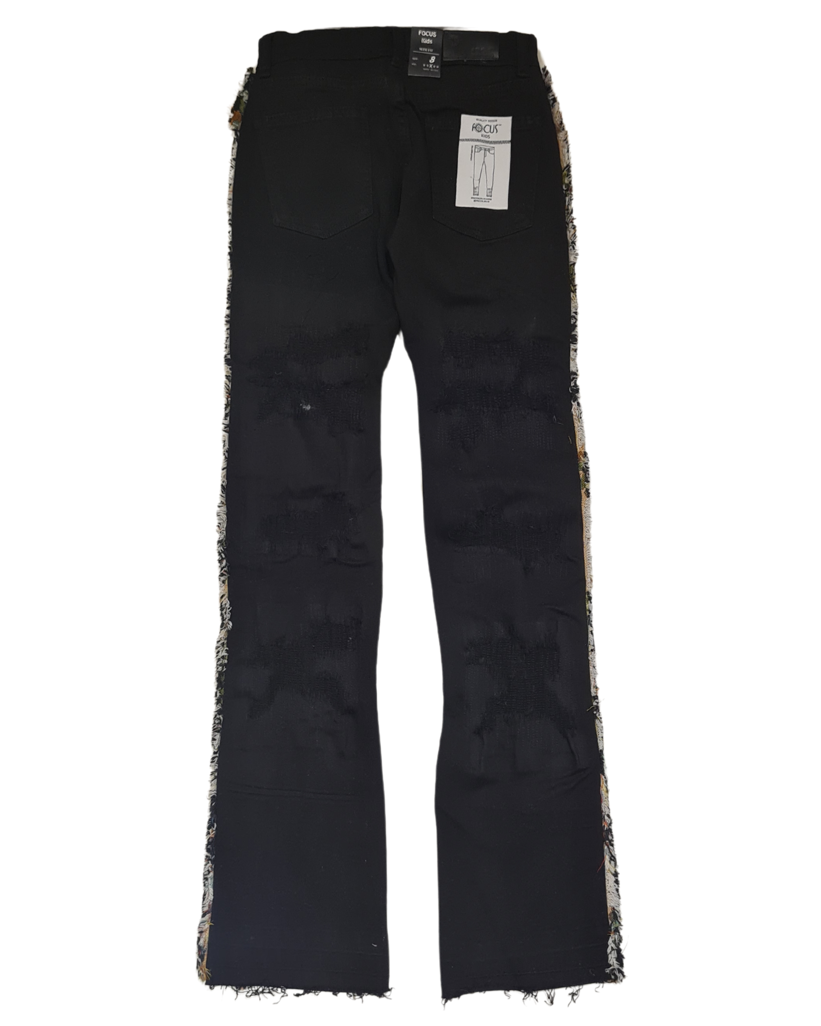 Kids Tapestry Stacked Jeans 3611