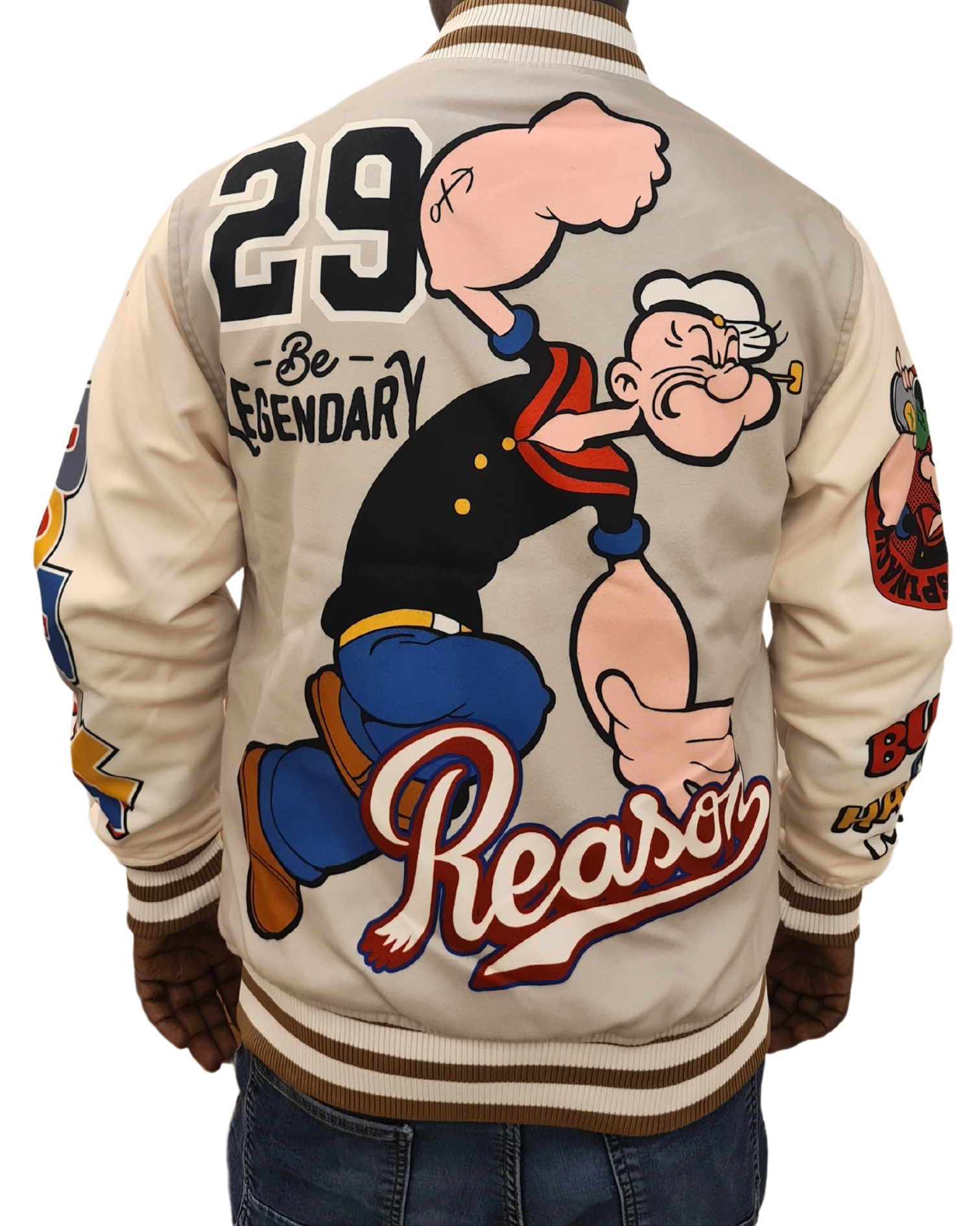 Popeye Rsn Wool Varsity Jacket