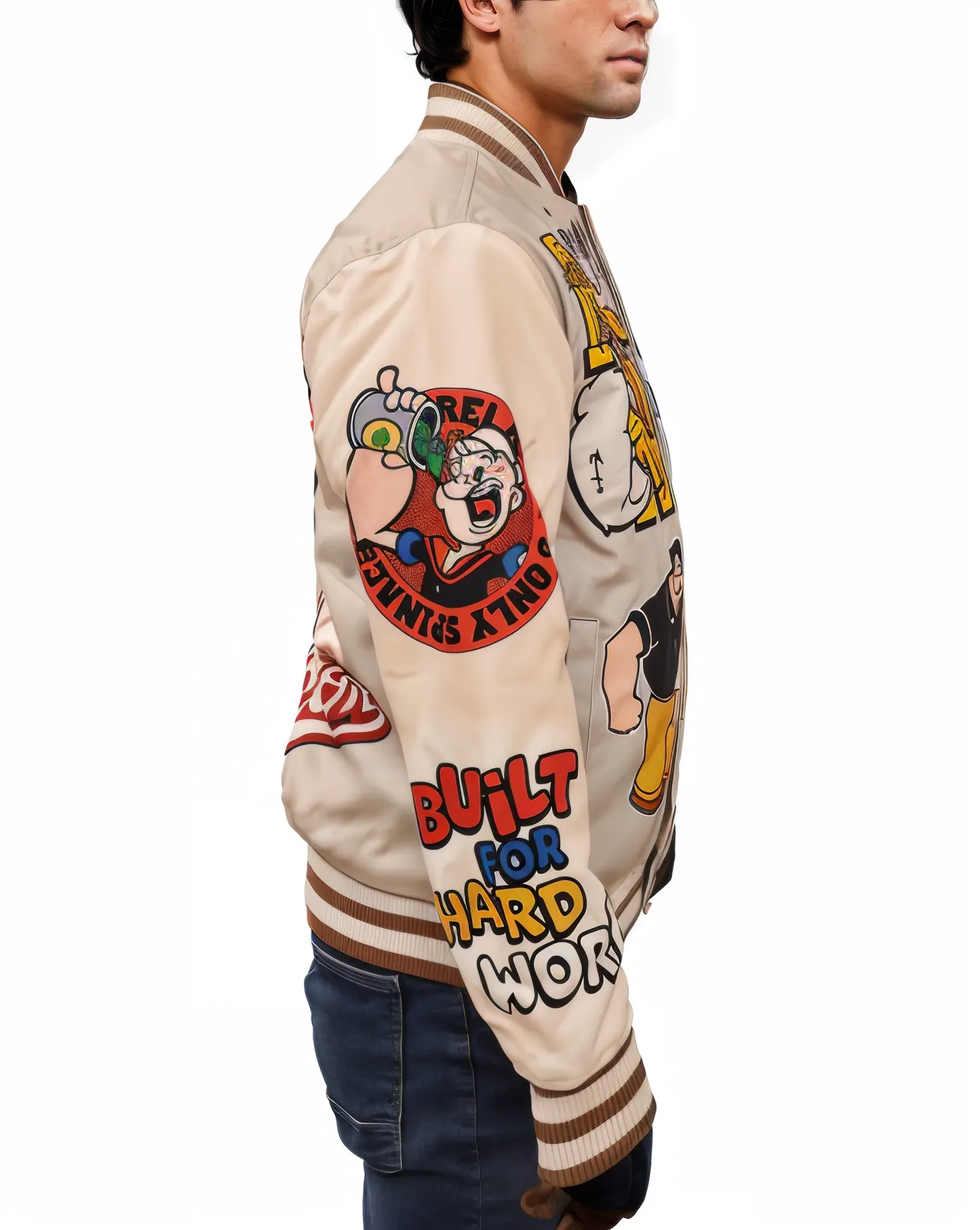 Popeye Rsn Wool Varsity Jacket