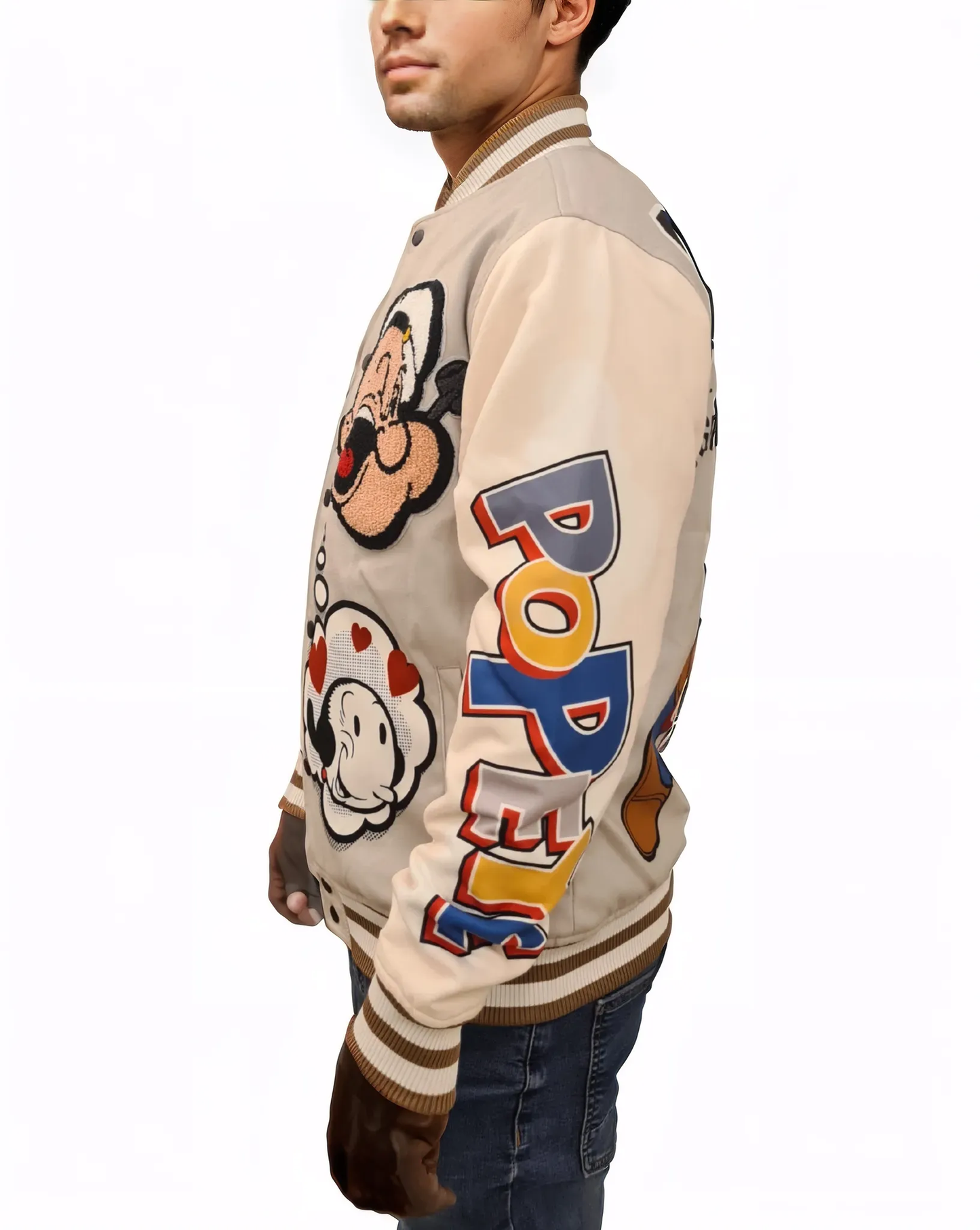 Popeye Rsn Wool Varsity Jacket