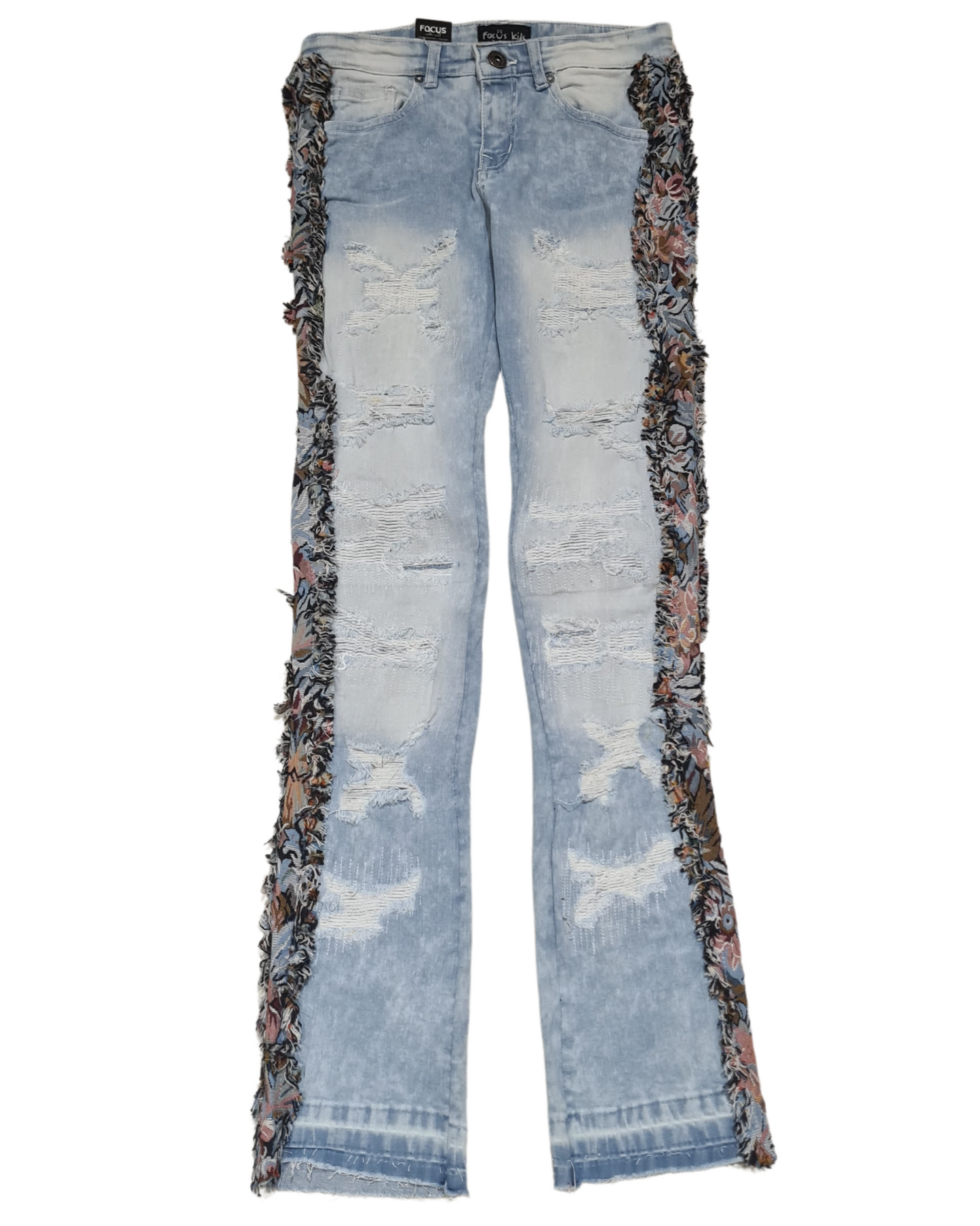 Kids Tapestry Stacked Jeans 3611