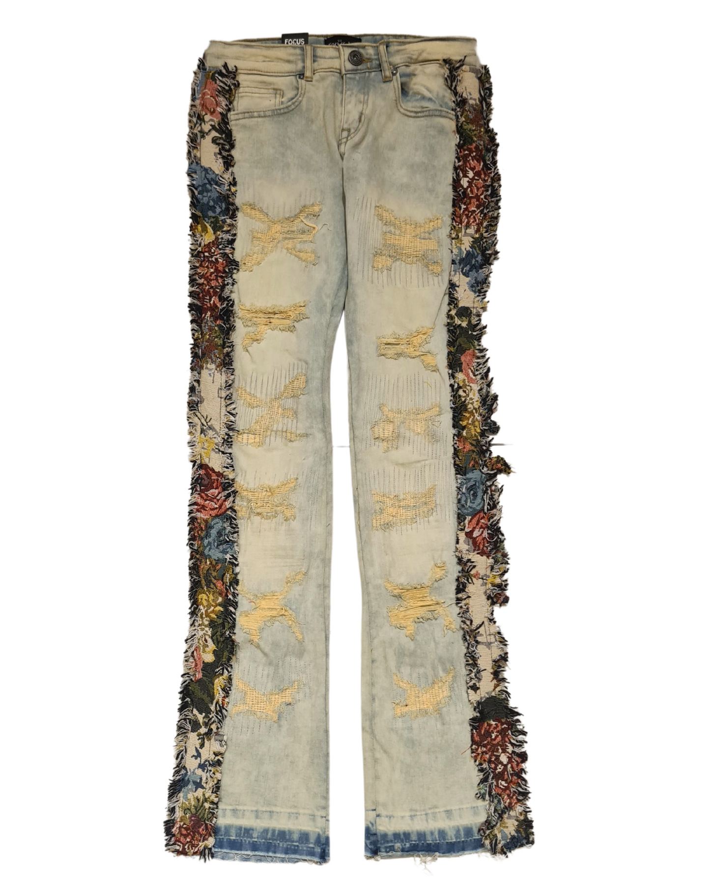 Kids Tapestry Stacked Jeans 3611