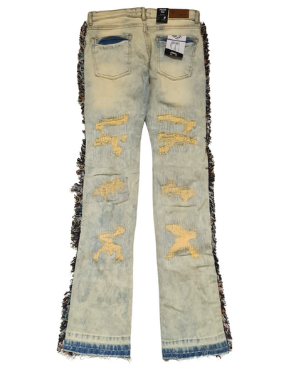 Kids Tapestry Stacked Jeans 3611