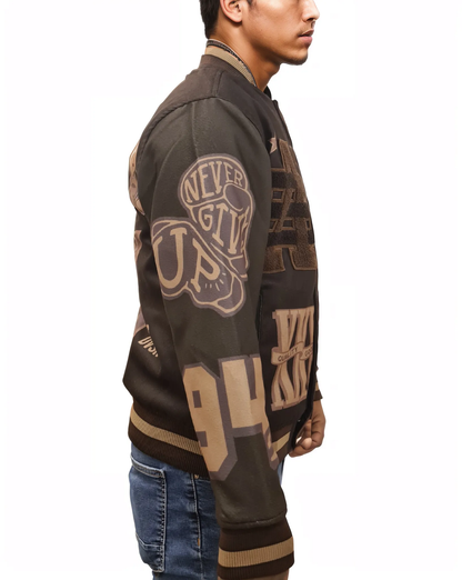 All We Trust Is Us Varsity Jacket