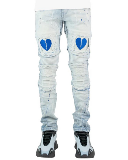 Broken Heart Slim Fit Jeans