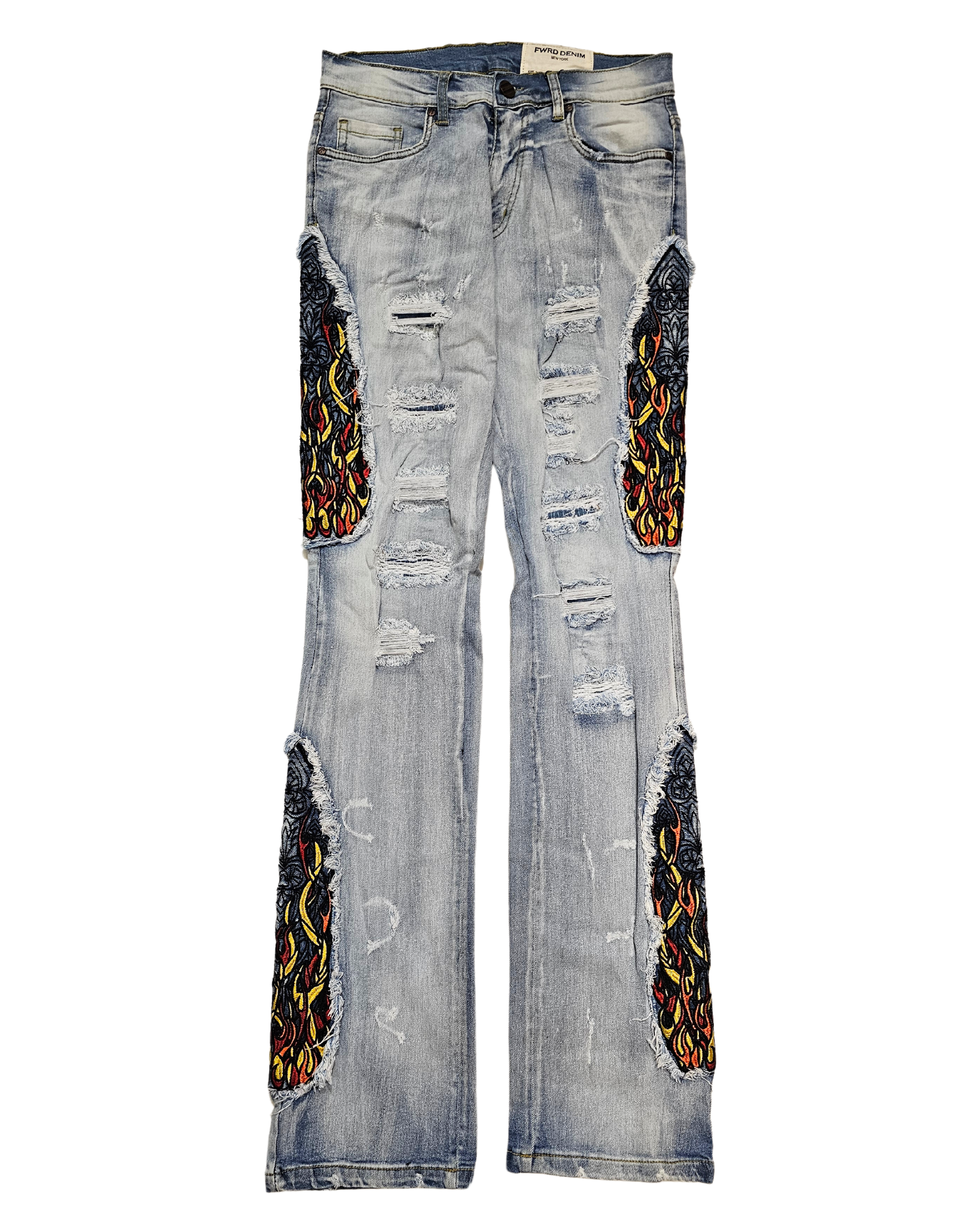 Flamin' Stained Glass Jean