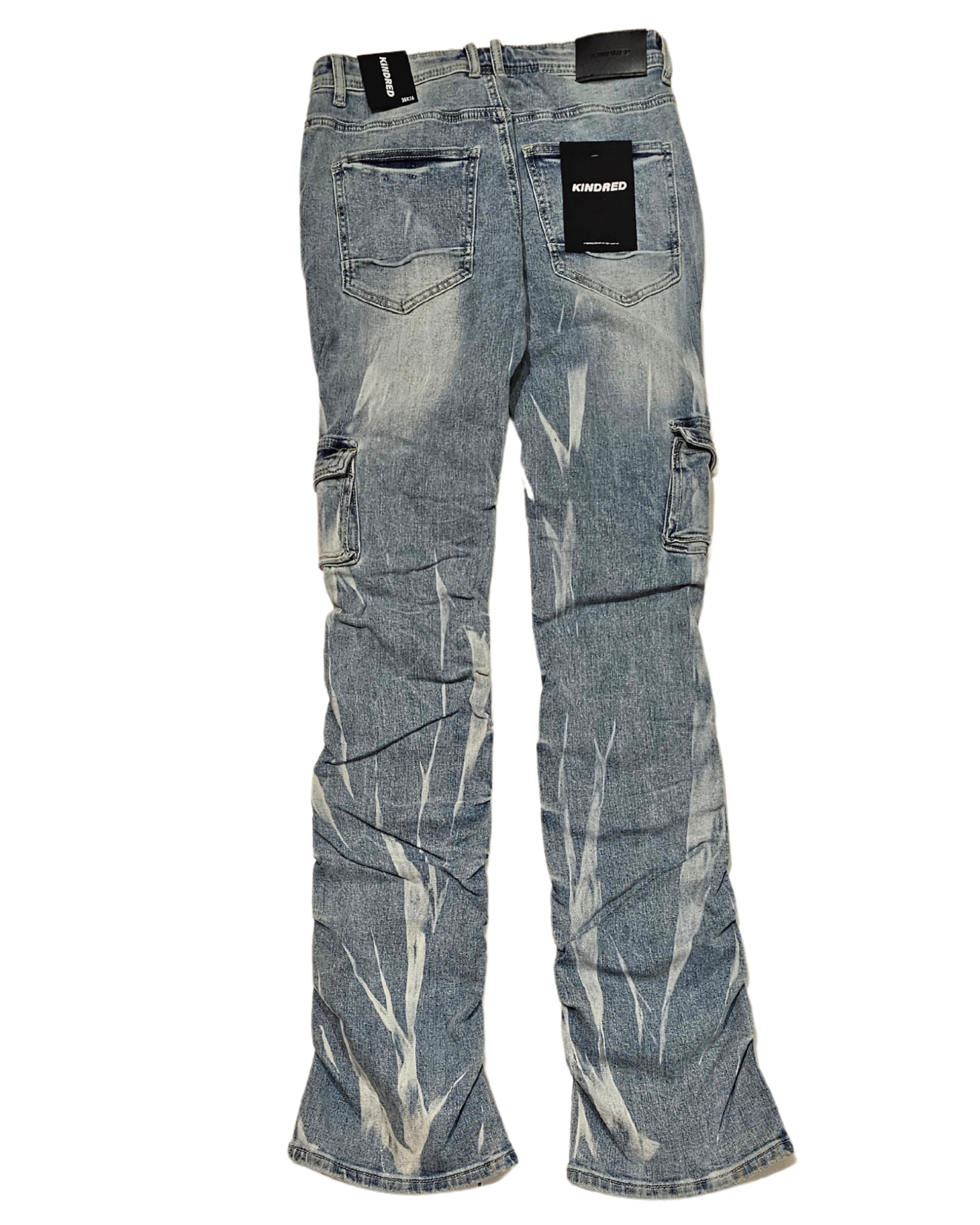 Stacked Cargo Denim Jean 2056