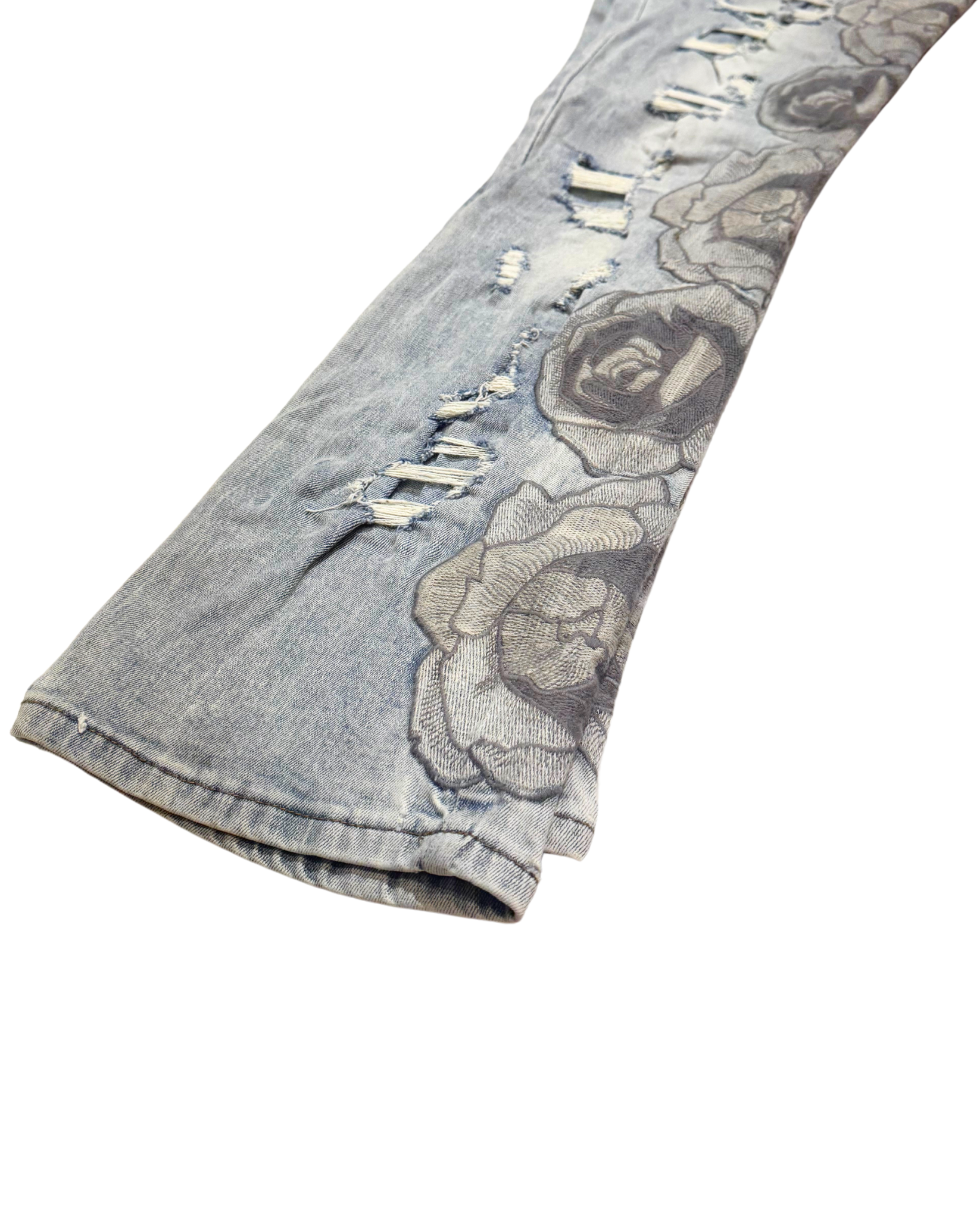 Floral Relaxed Fit Jeans M8207D