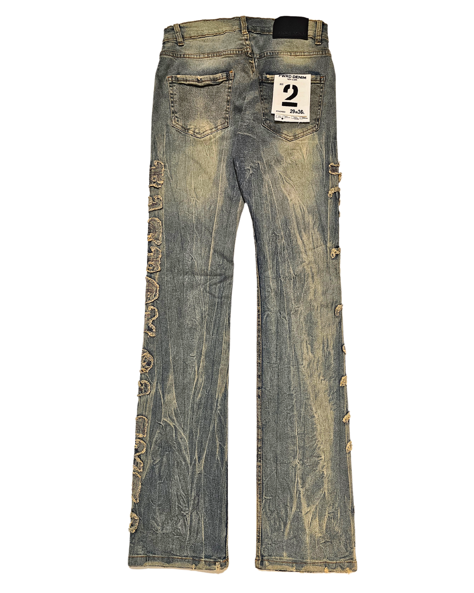 Stacked jean 330129