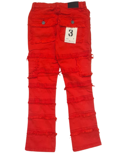 Kids Layer Stacked Denim Jeans 330044