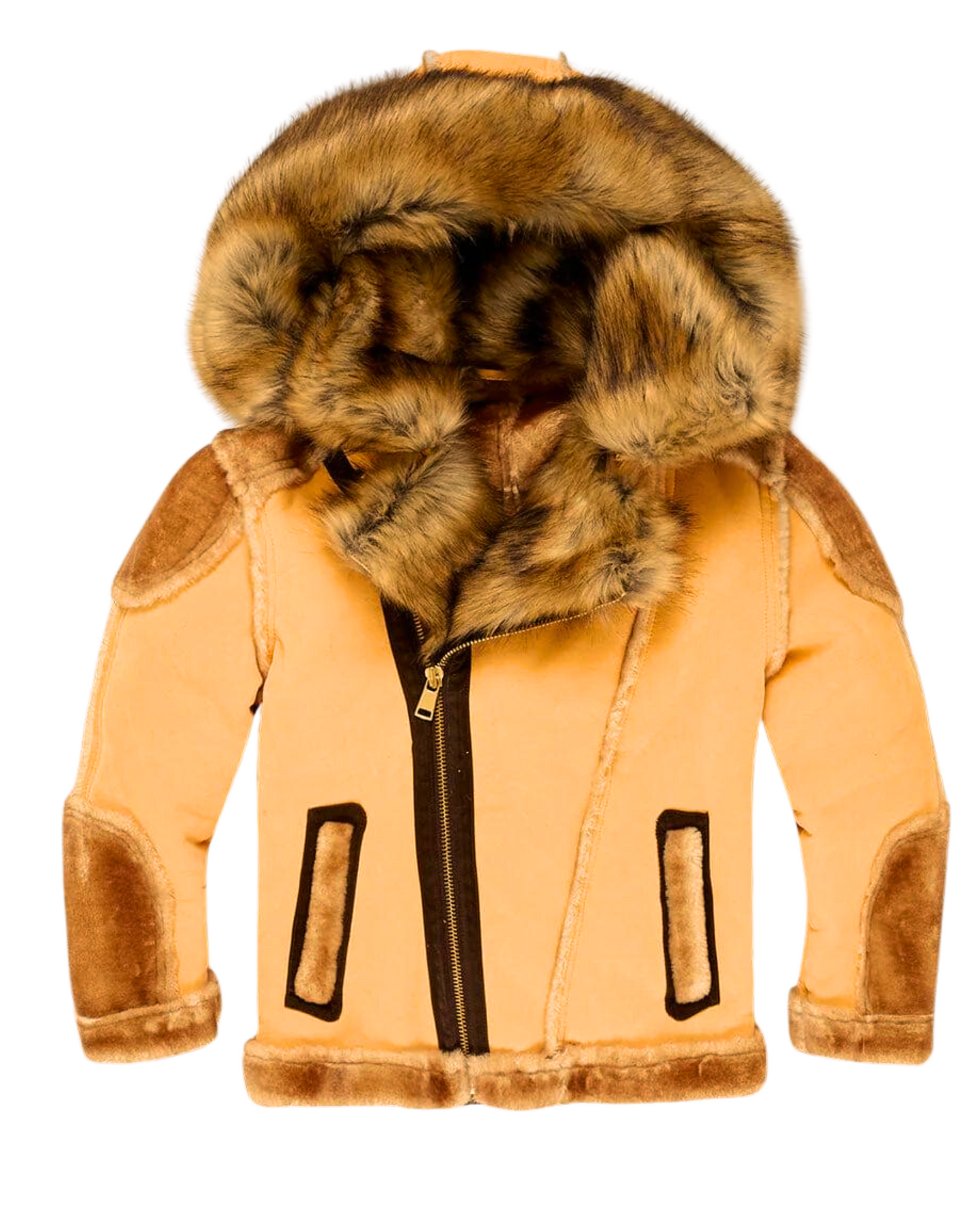 Kids El Jefe Shearling Moto Jacket